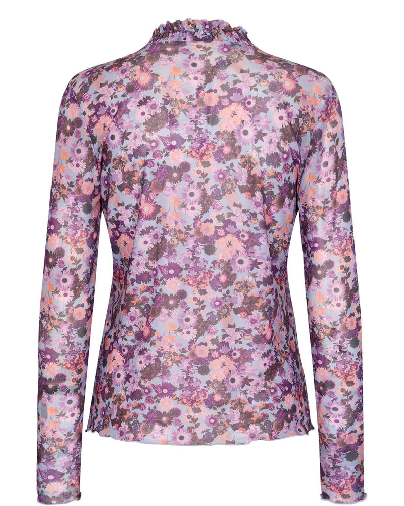 Nümph - Nupoppy Bluse i Blue Fog