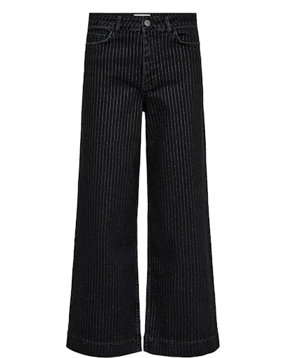 Nümph Jeans - NuParis Cropped Jeans Glam i Sort