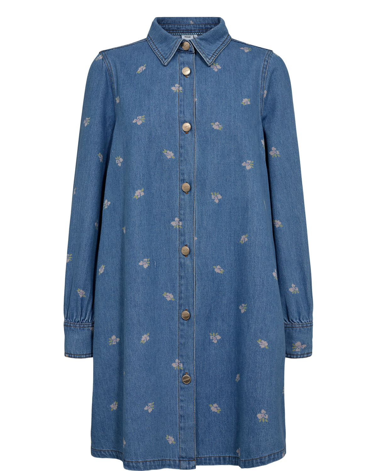 Nümph Kjole - NuIbiza Denim Kjole i Medium Blue Denim