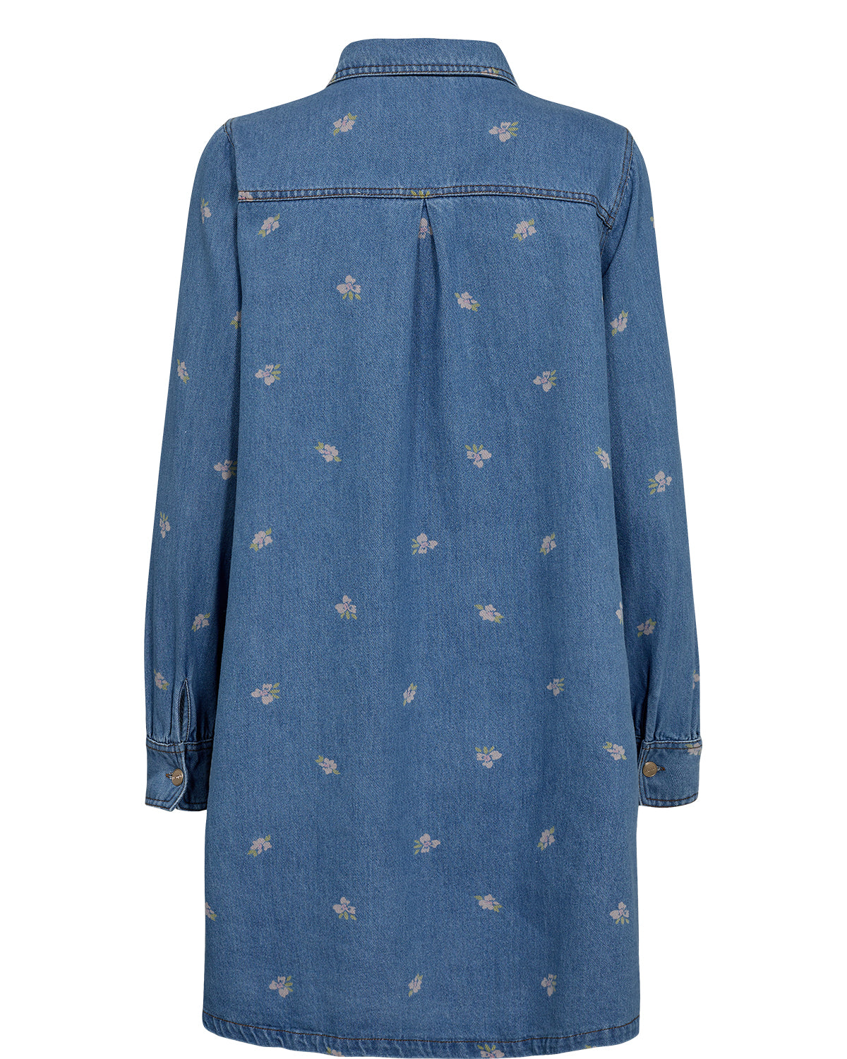 Nümph Kjole - NuIbiza Denim Kjole i Medium Blue Denim