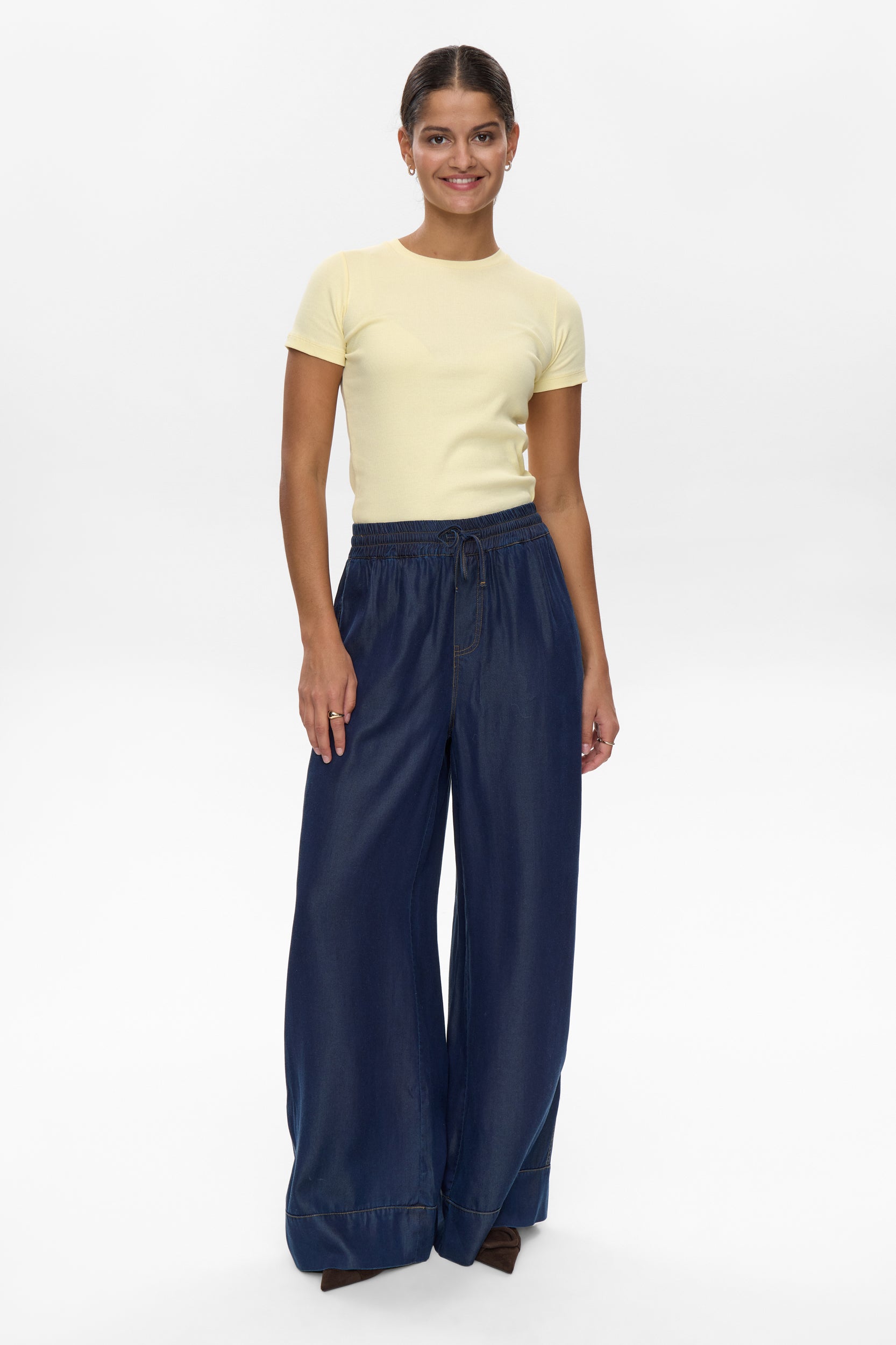 Nümph Bukser - NuMiami Bukser i Dark Blue Denim