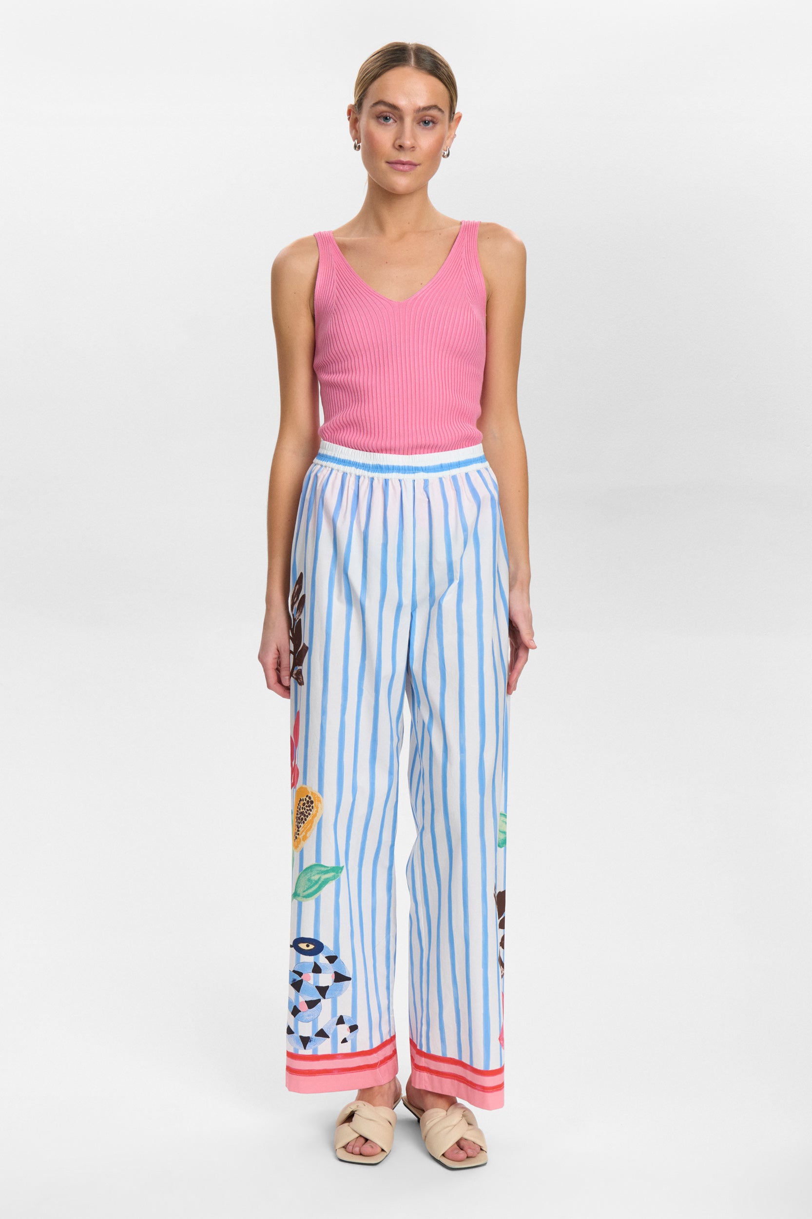 Nümph Bukser - NuWendie Bukser i Bright White