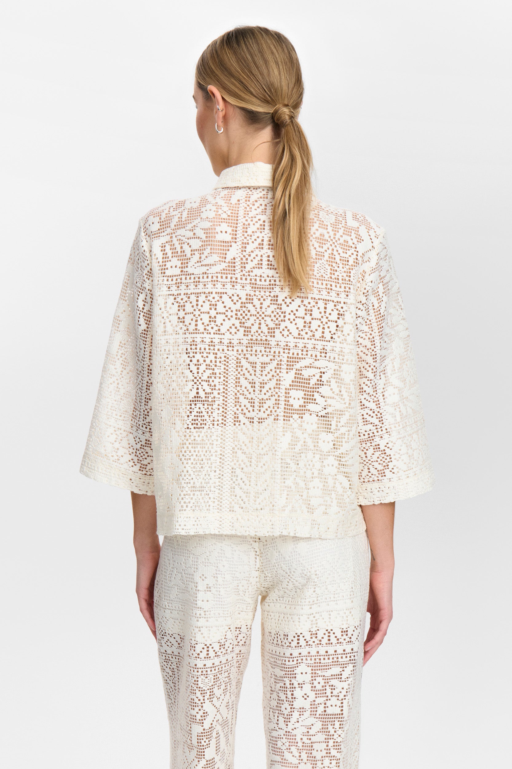 Nümph Bluse - NuWicki Bluse i Cloud Dancer