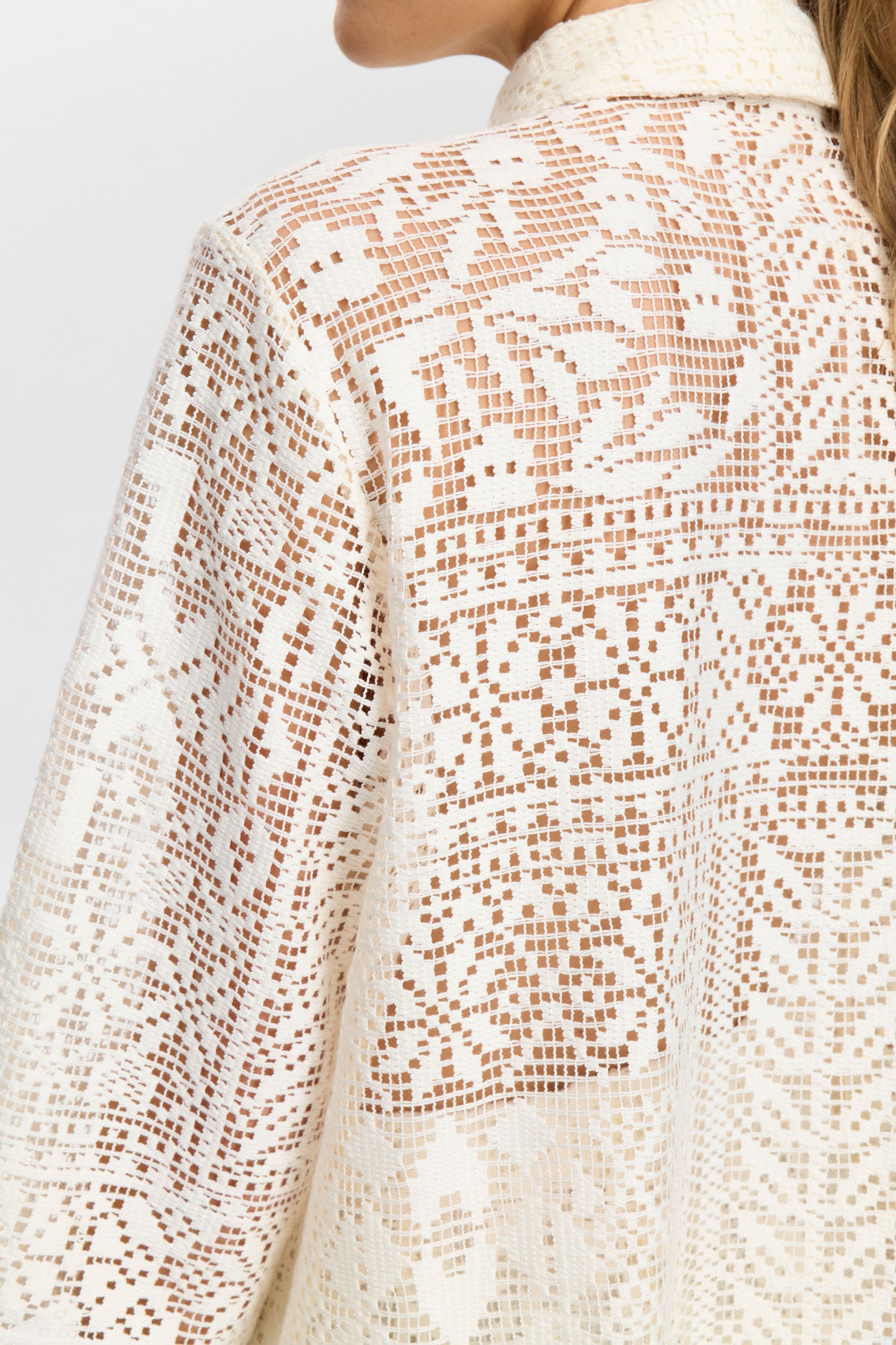 Nümph Bluse - NuWicki Bluse i Cloud Dancer