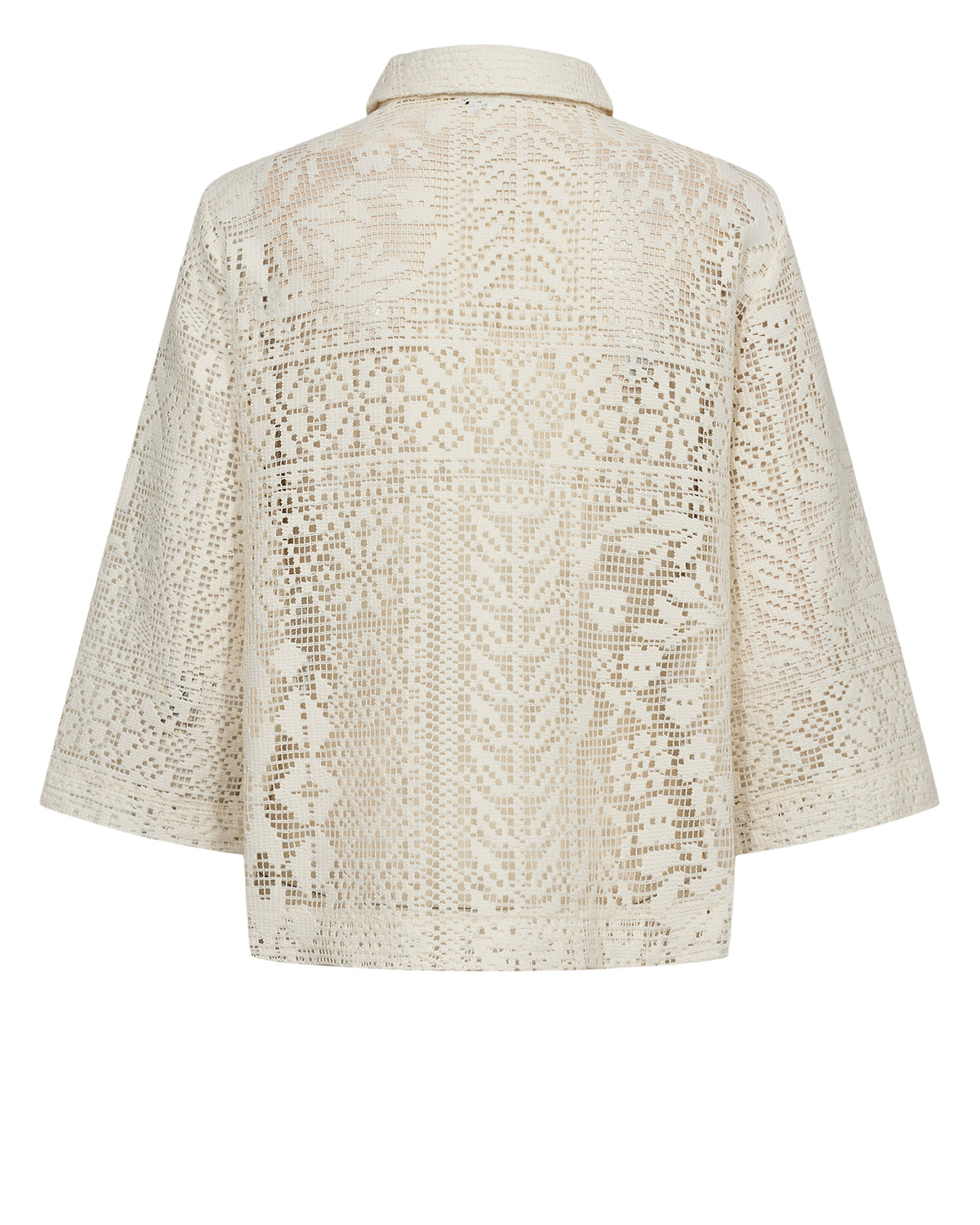Nümph Bluse - NuWicki Bluse i Cloud Dancer