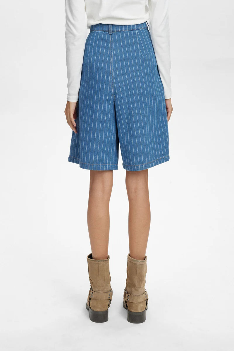 Nümph Shorts - NuLucie Shorts i Dark Blue Denim