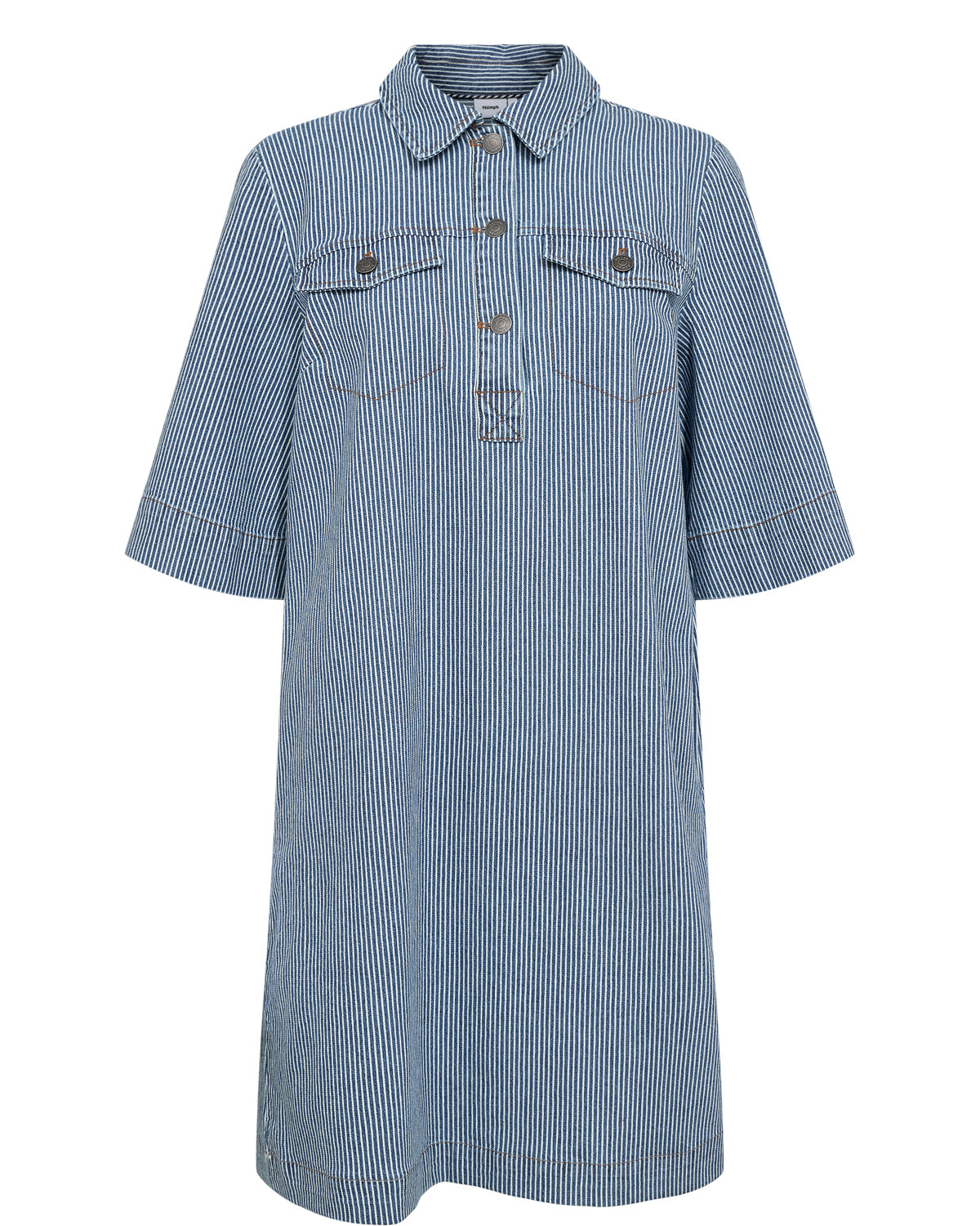 Nümph Kjole - NuErina Kjole i Medium Blue Denim