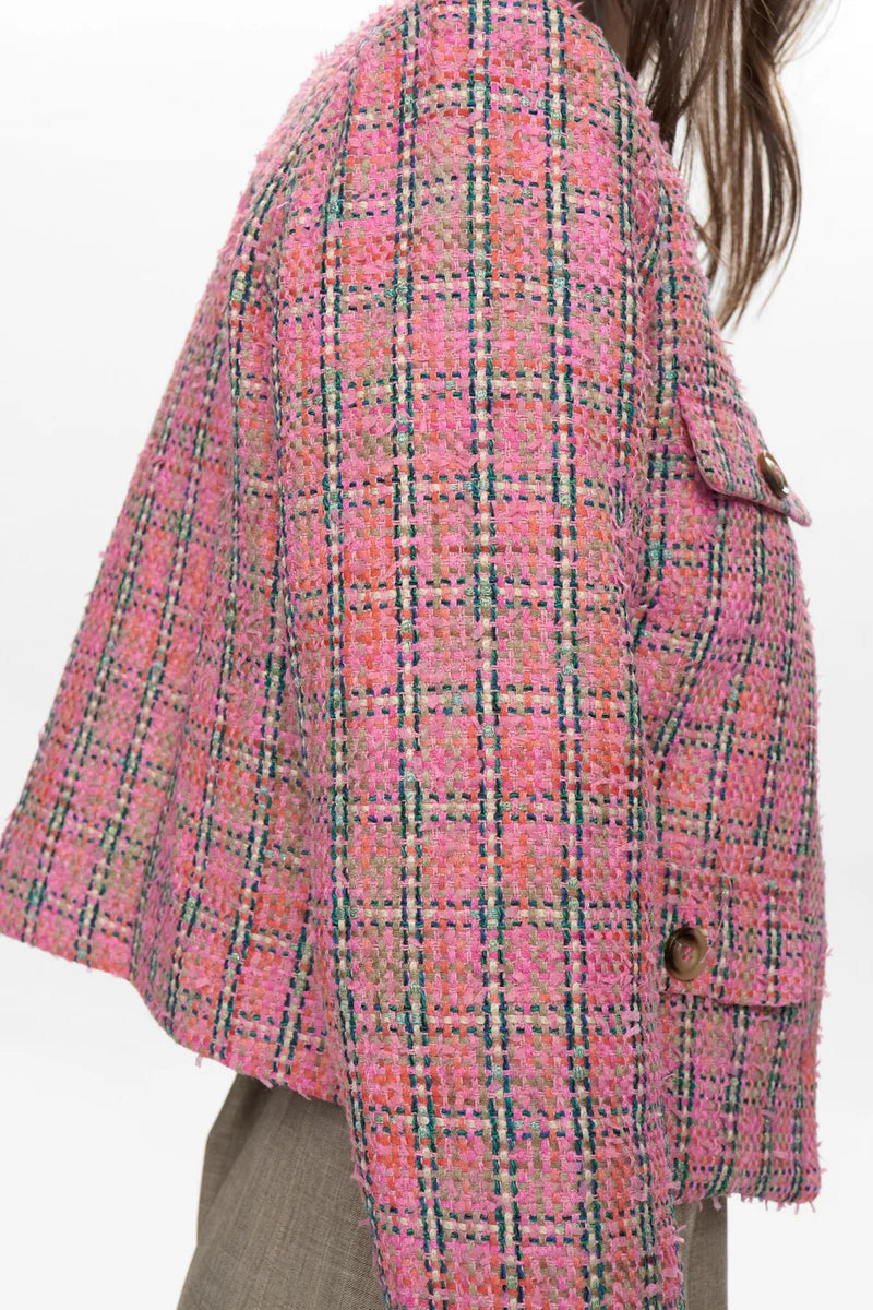 Nümph Blazer - NuLindsey Jakke i Fuchsia Pink