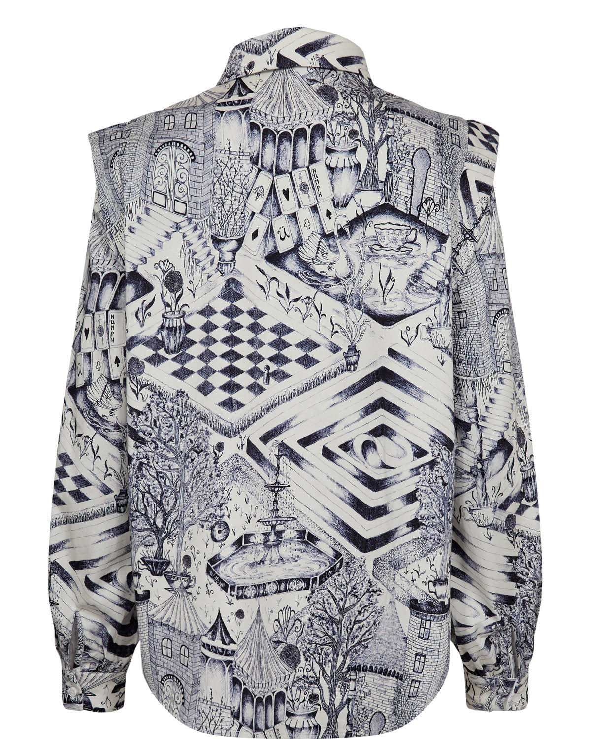 Nümph Skjorte - NuGardenia LS Skjorte i Cloud Dancer