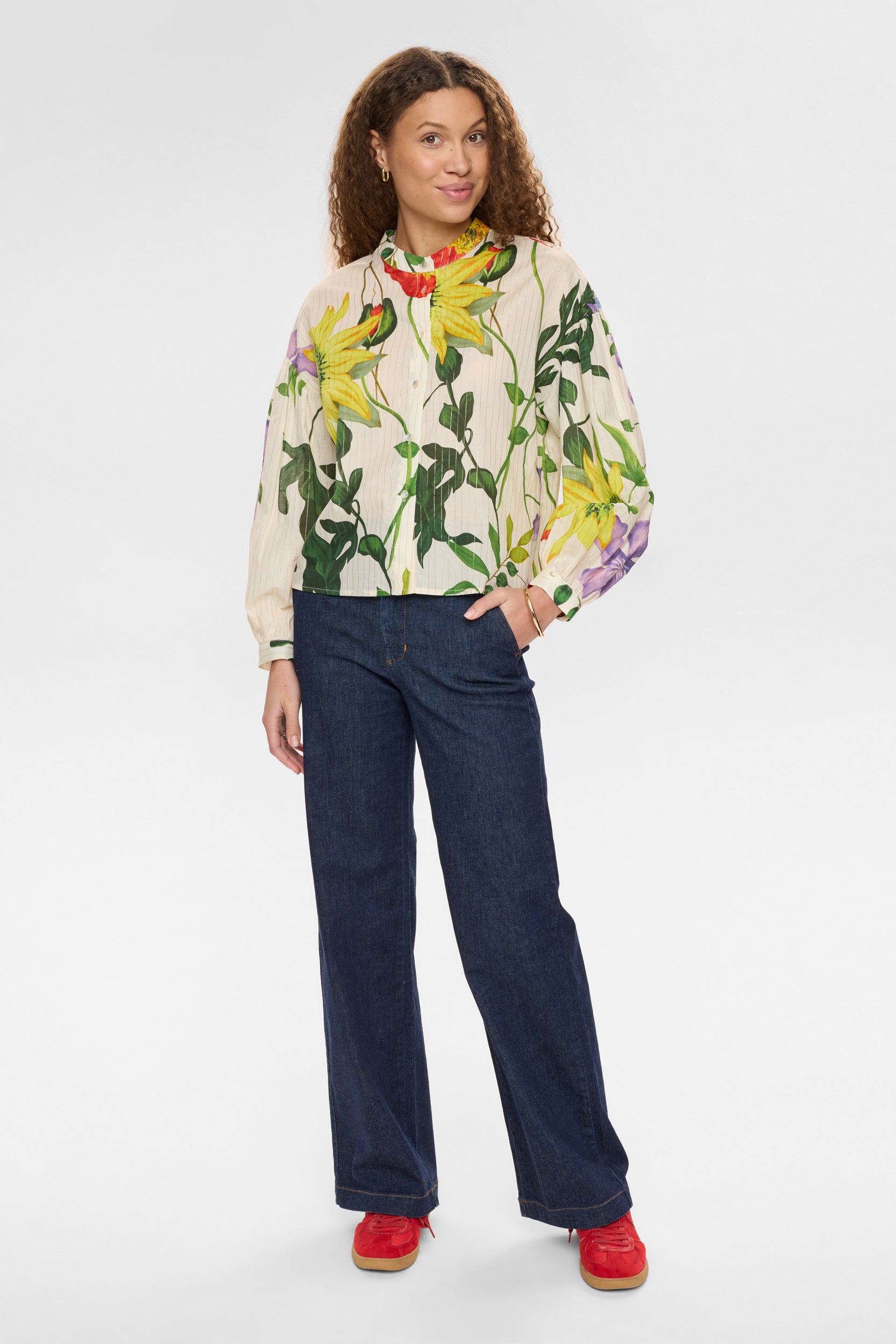 Nümph Skjorte - NuBelisa Skjorte i Pristine