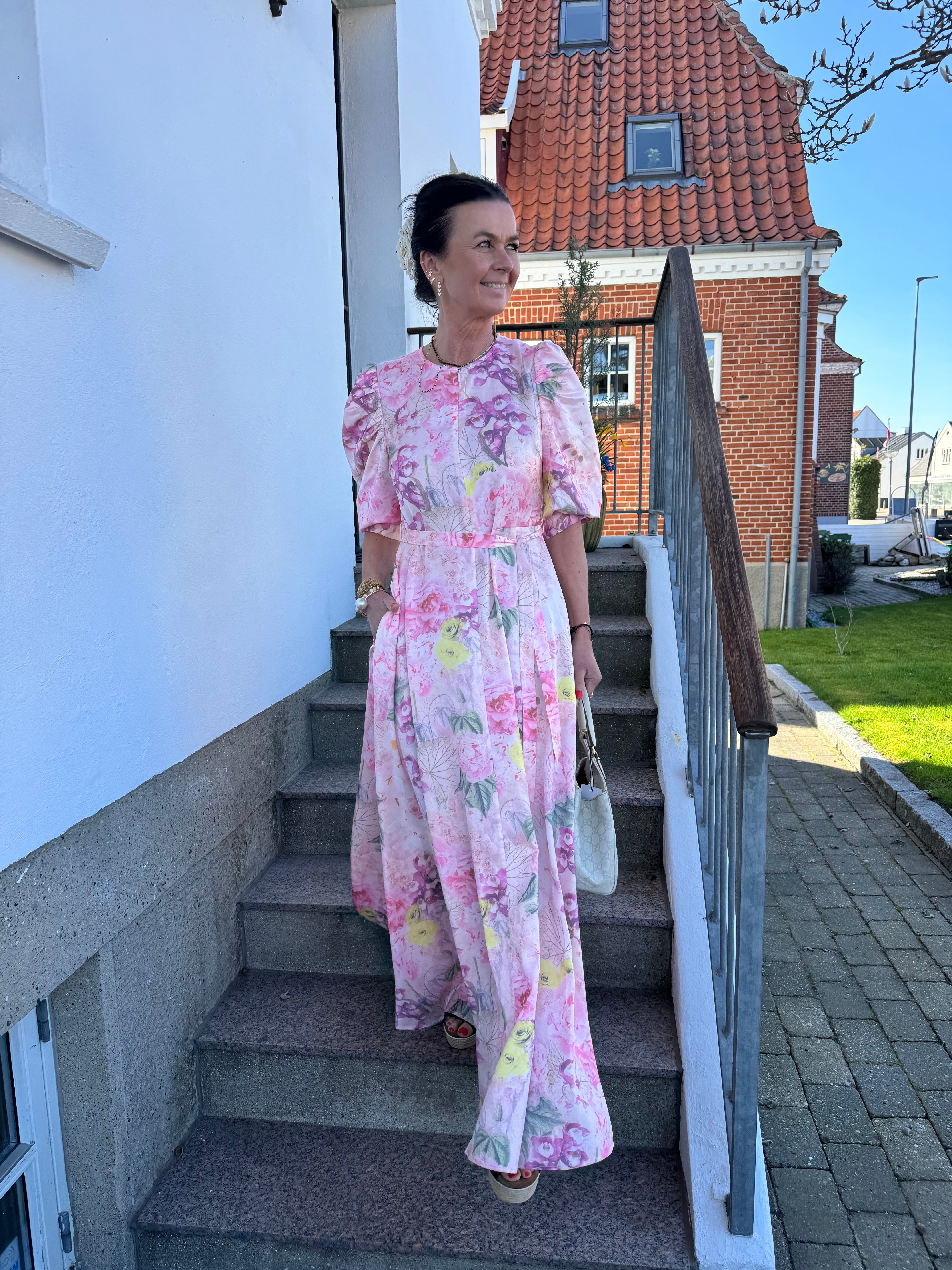 CRÁS Kjole - Kaylacras Maxi Kjole i Floral Garden