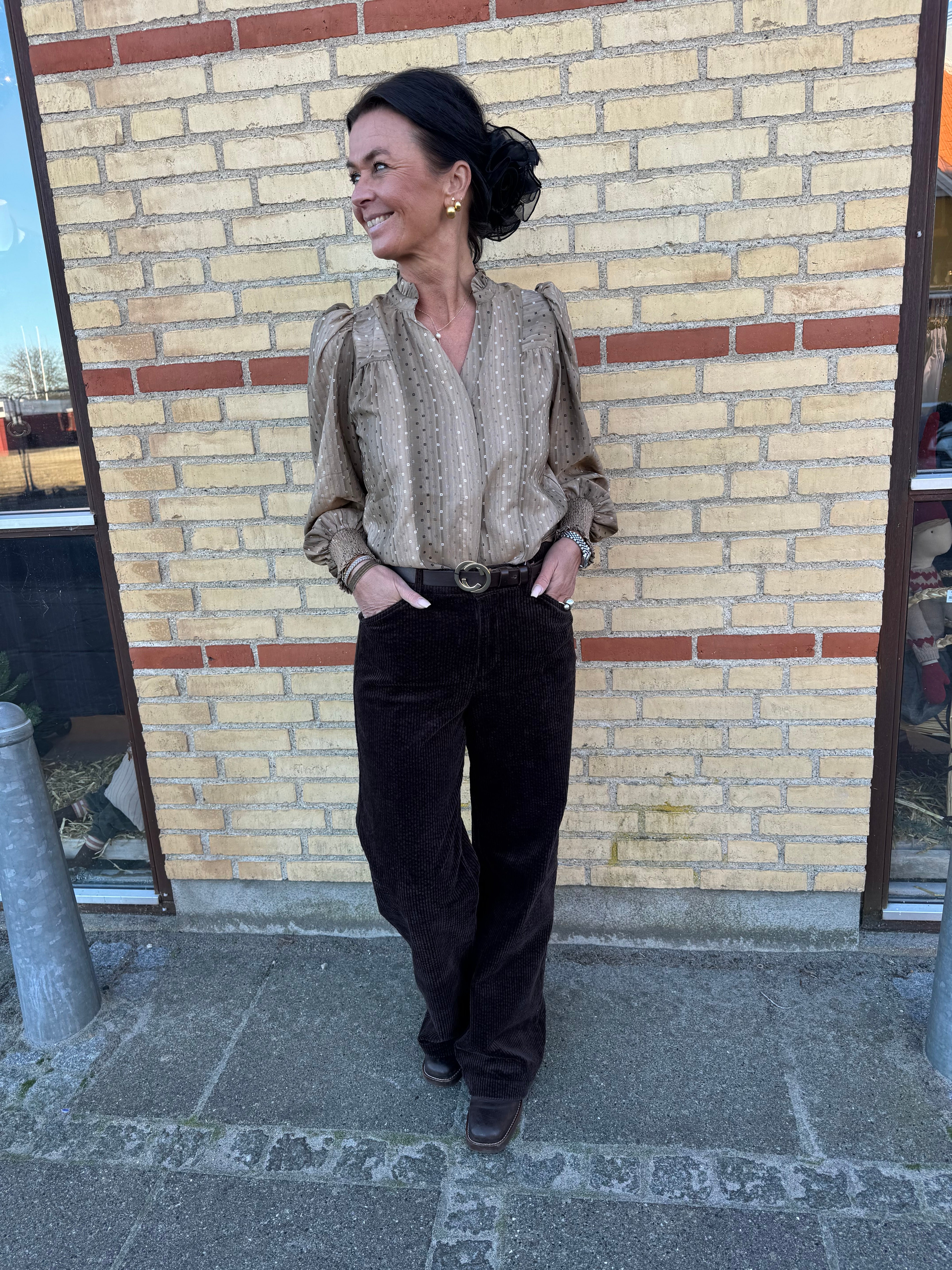 Co´Couture Skjorte - OllyCC Skjorte i Walnut