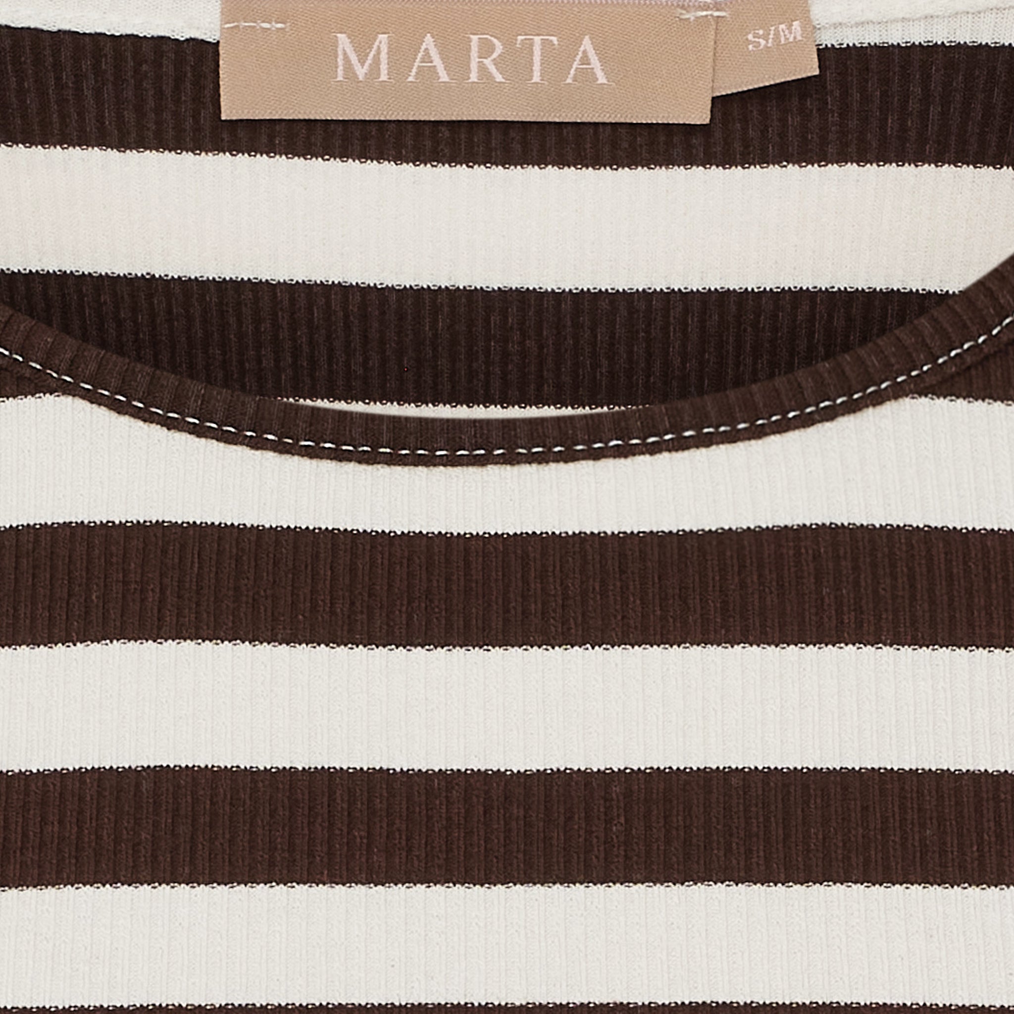 MARTA du château Bluse - MdcNena Bluse i Marone Brun Strib