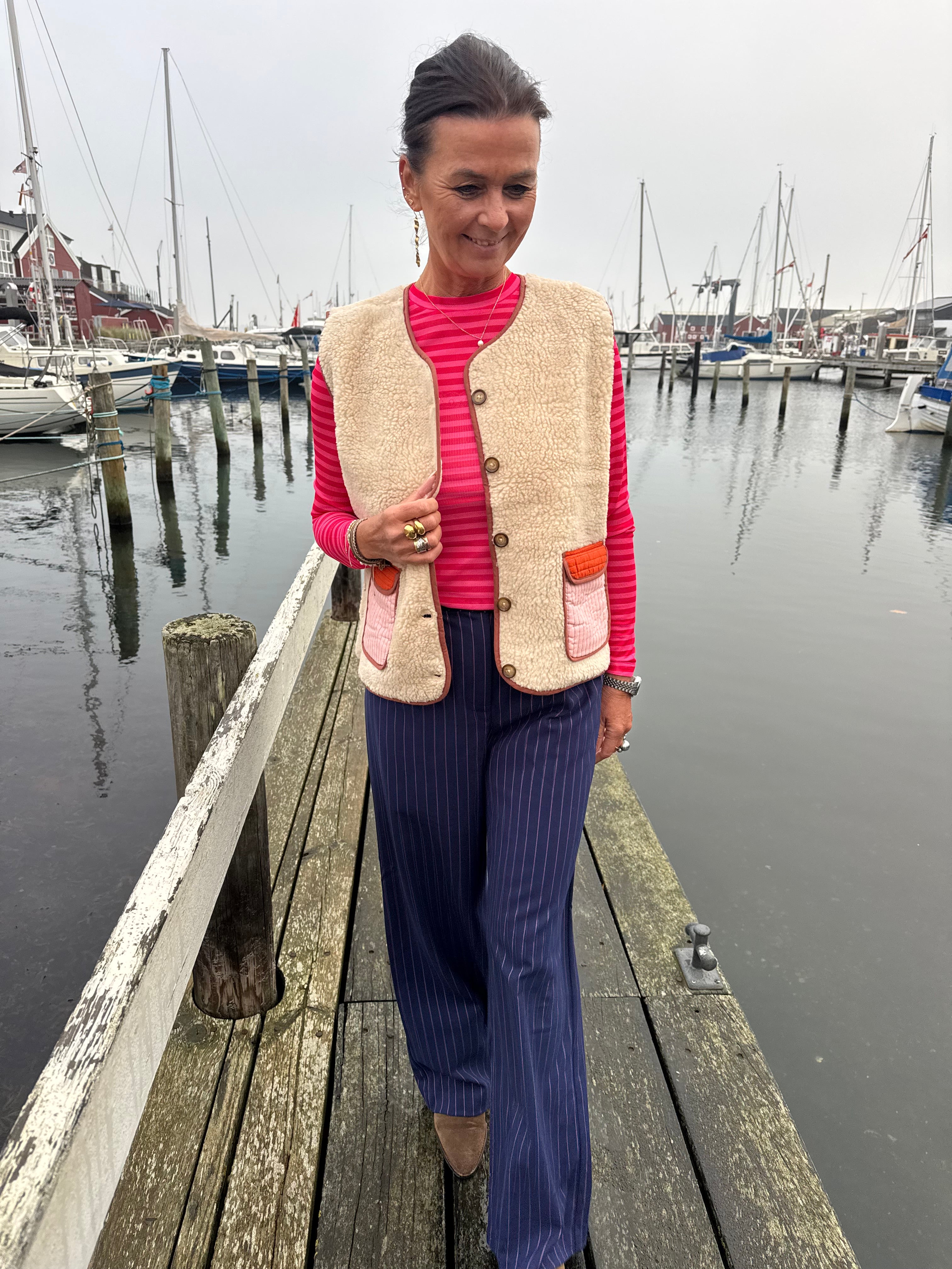 Lollys Laundry Vest - JaceLL Vest i Sand