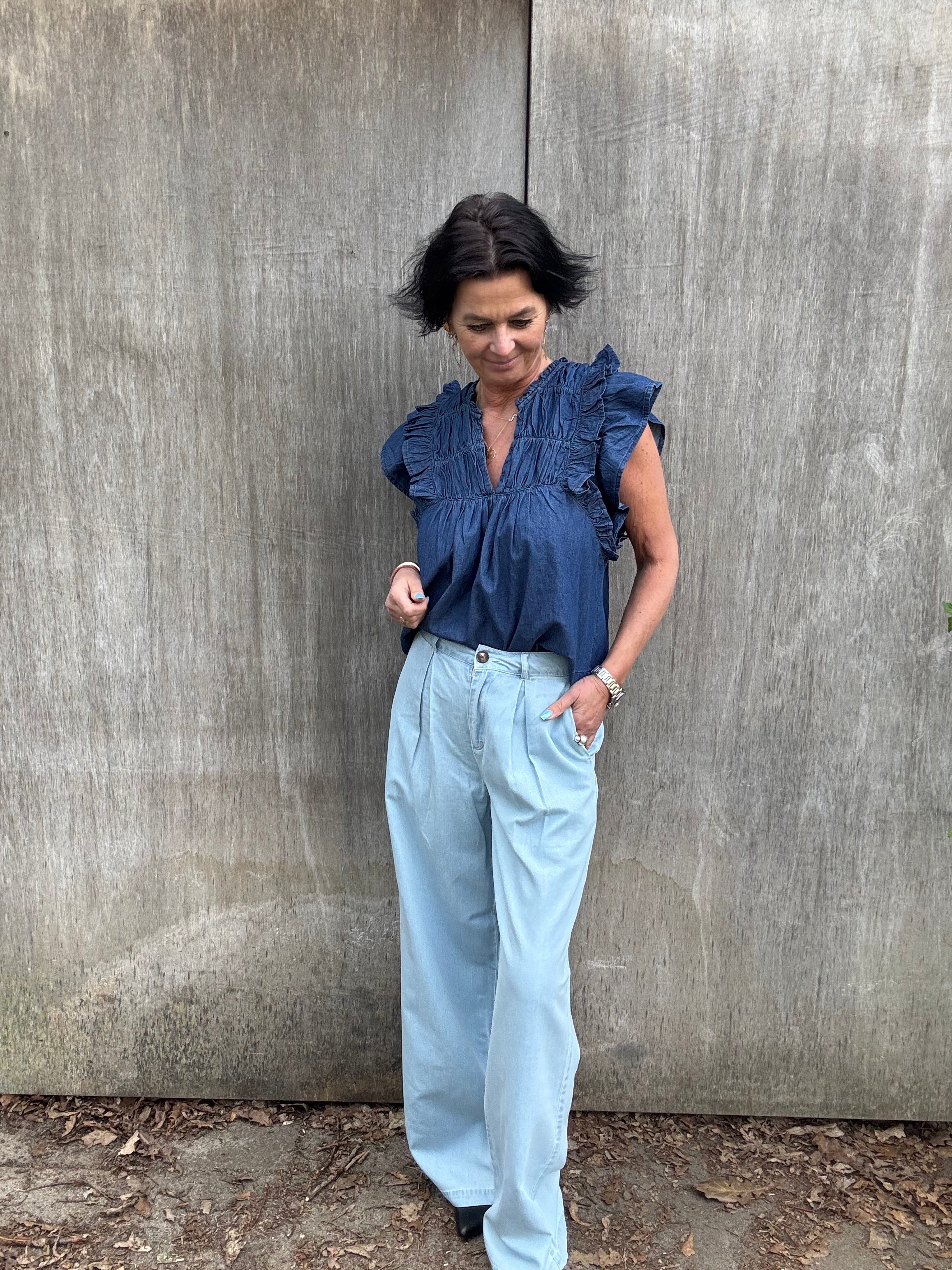 Pieszak Bukser - PD-Drew Denim Bukser i Lys Denim Blue