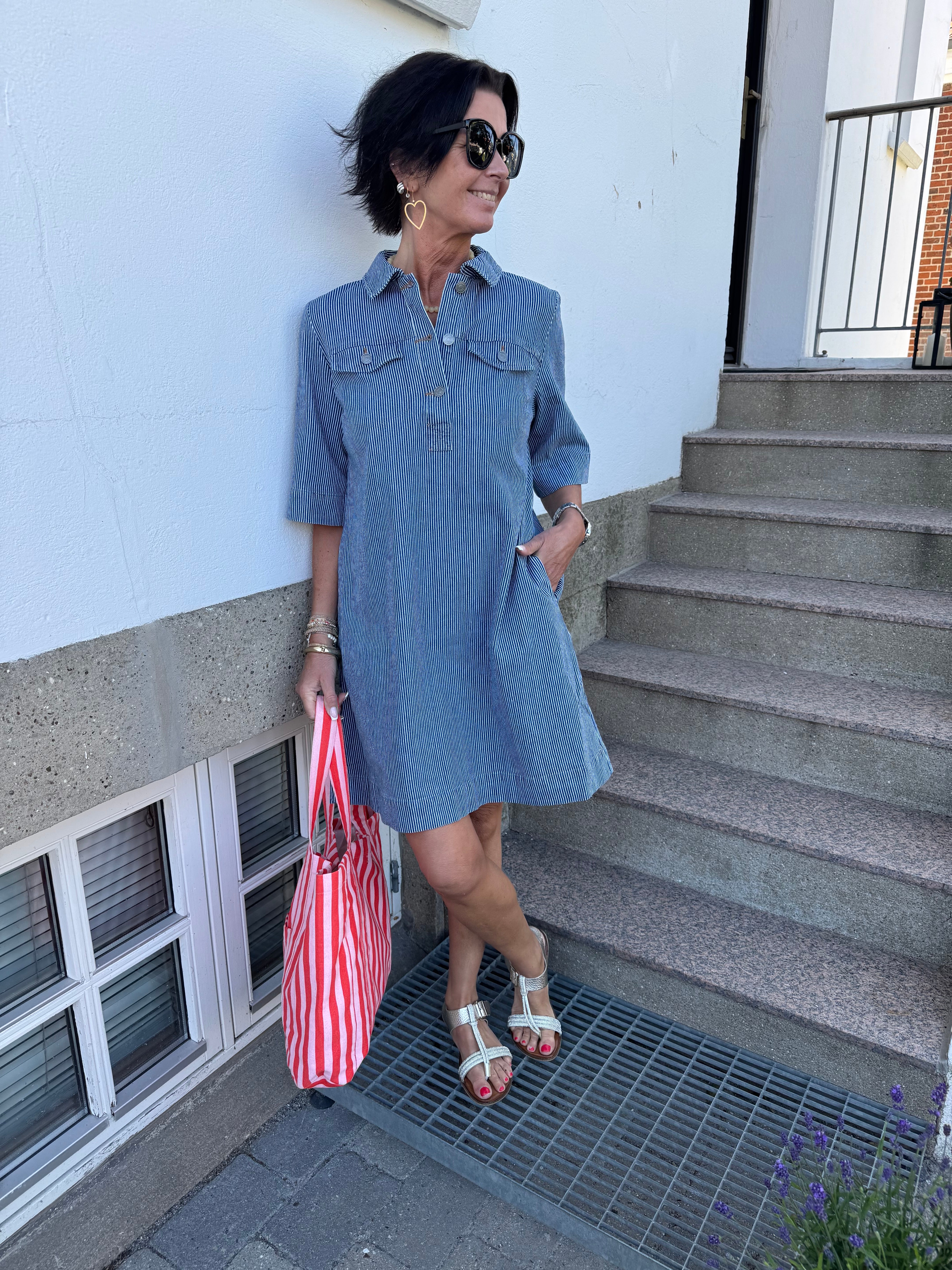 Nümph Kjole - NuErina Kjole i Medium Blue Denim