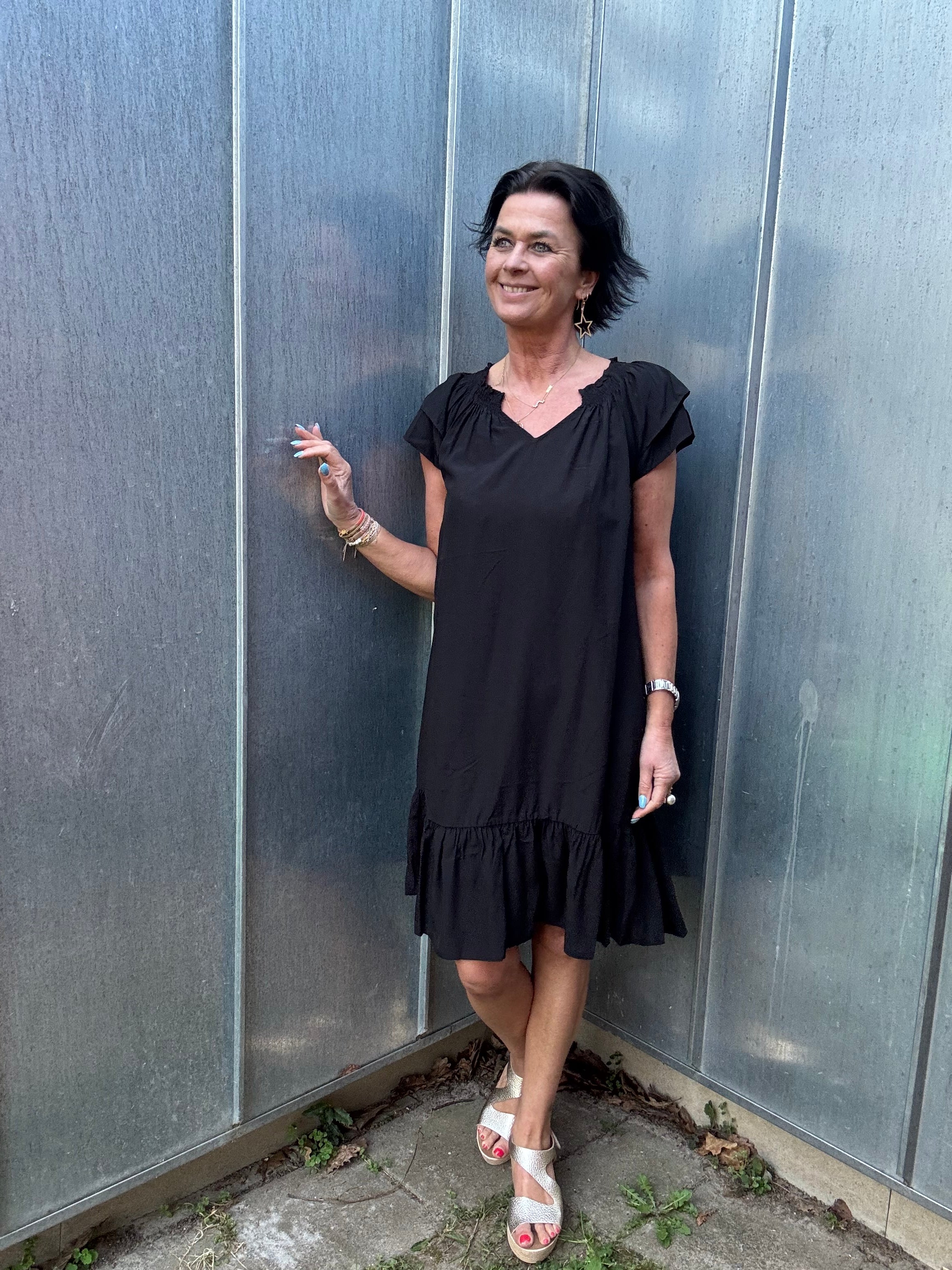 Co´Couture Kjole - SunriseCC Crop Kjole i Sort