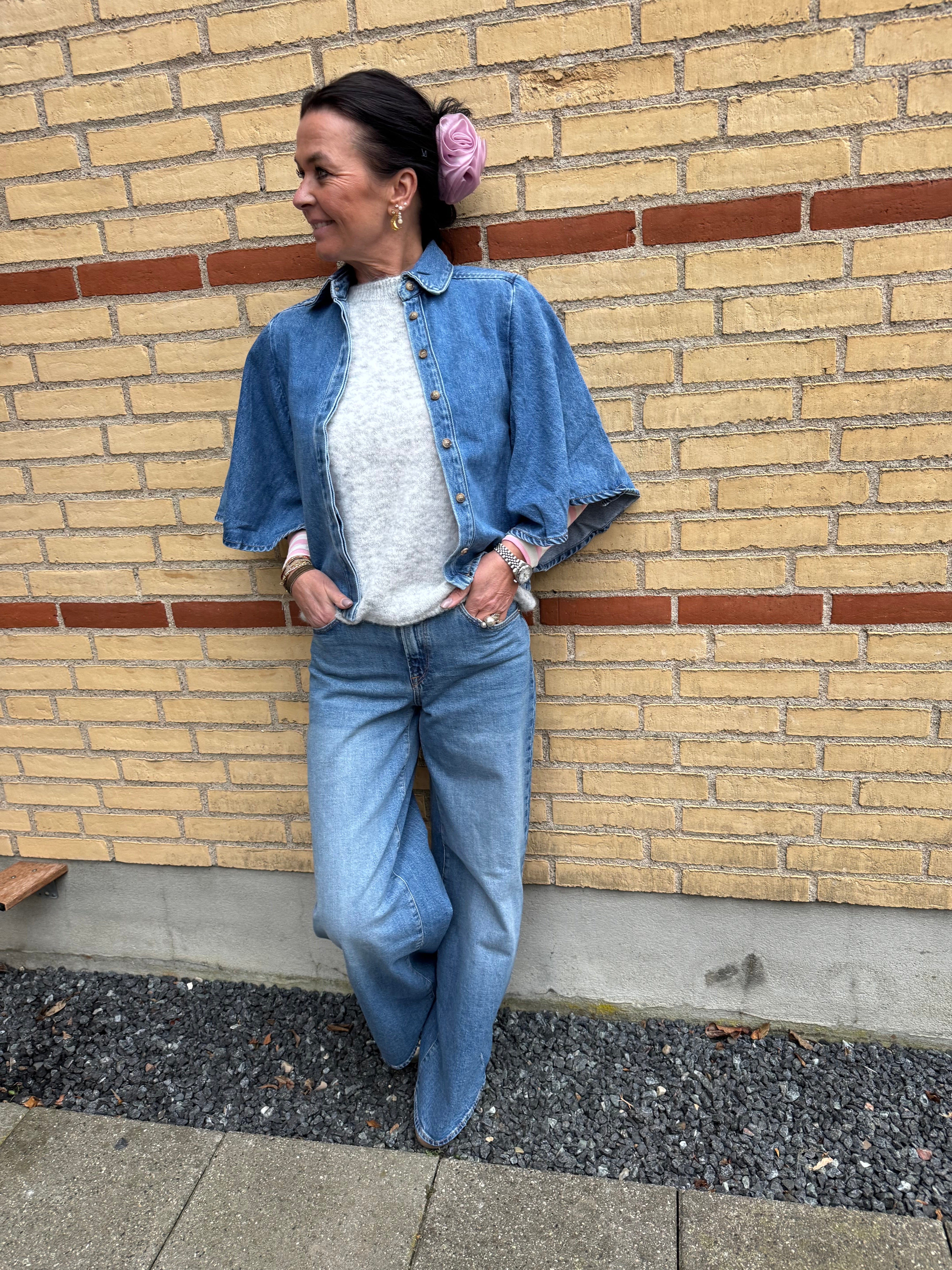 Marta Jakke - MDC237 MdcMarika Denim Jakke i Blue Denim