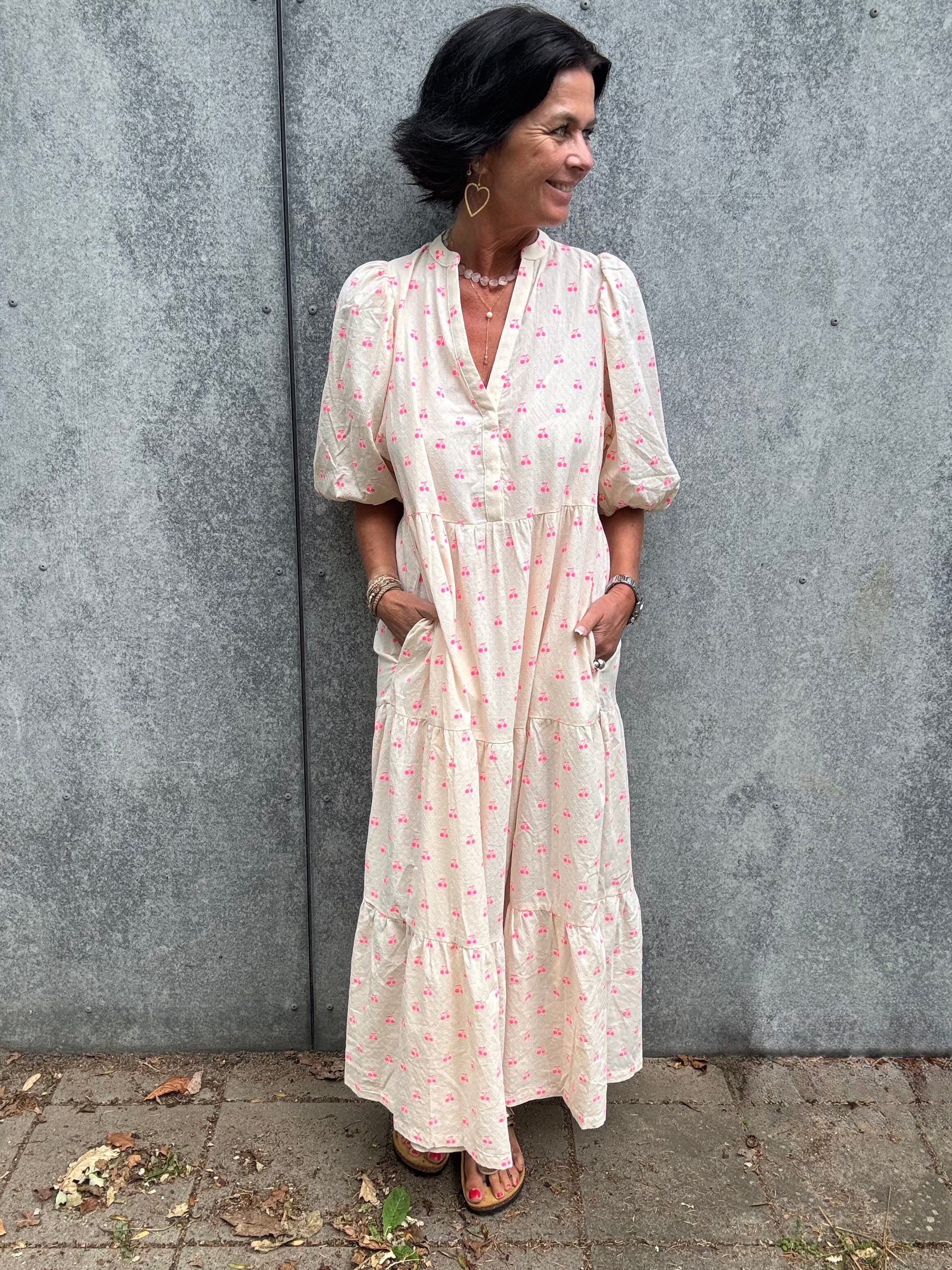 Co´Couture Kjole - CherryCC Floor Kjole i Neo Pink