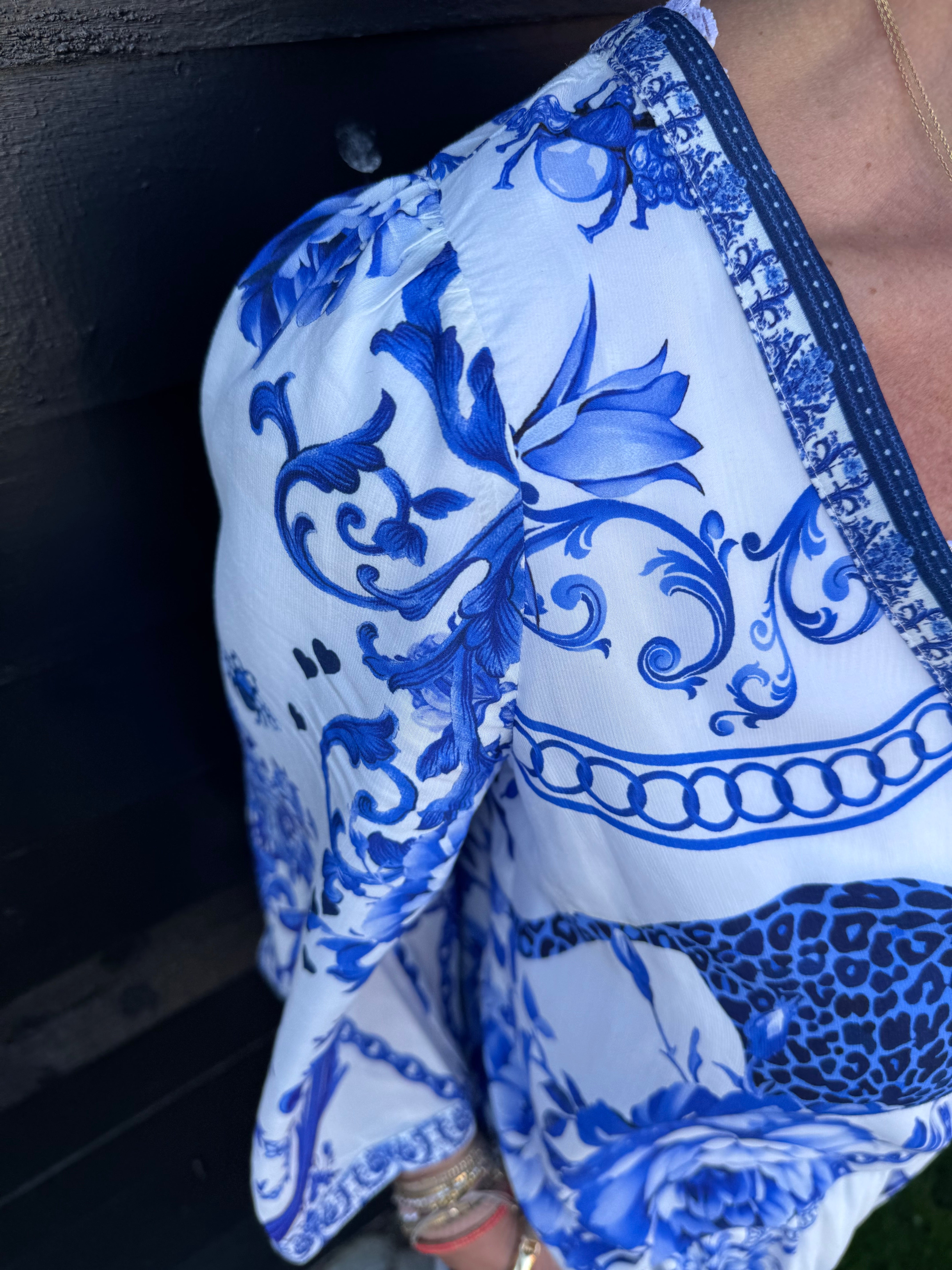 Gossia Bluse - SunGO Bluse i Blue Vibes