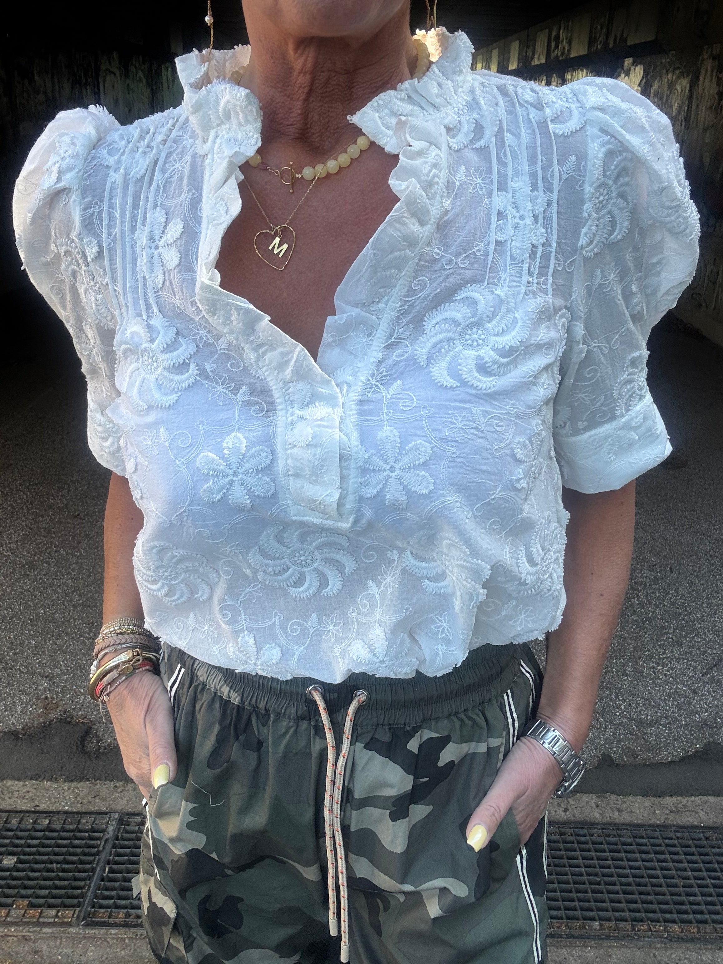 Gossia Bluse - AmarGO Dia Bluse i Hvid