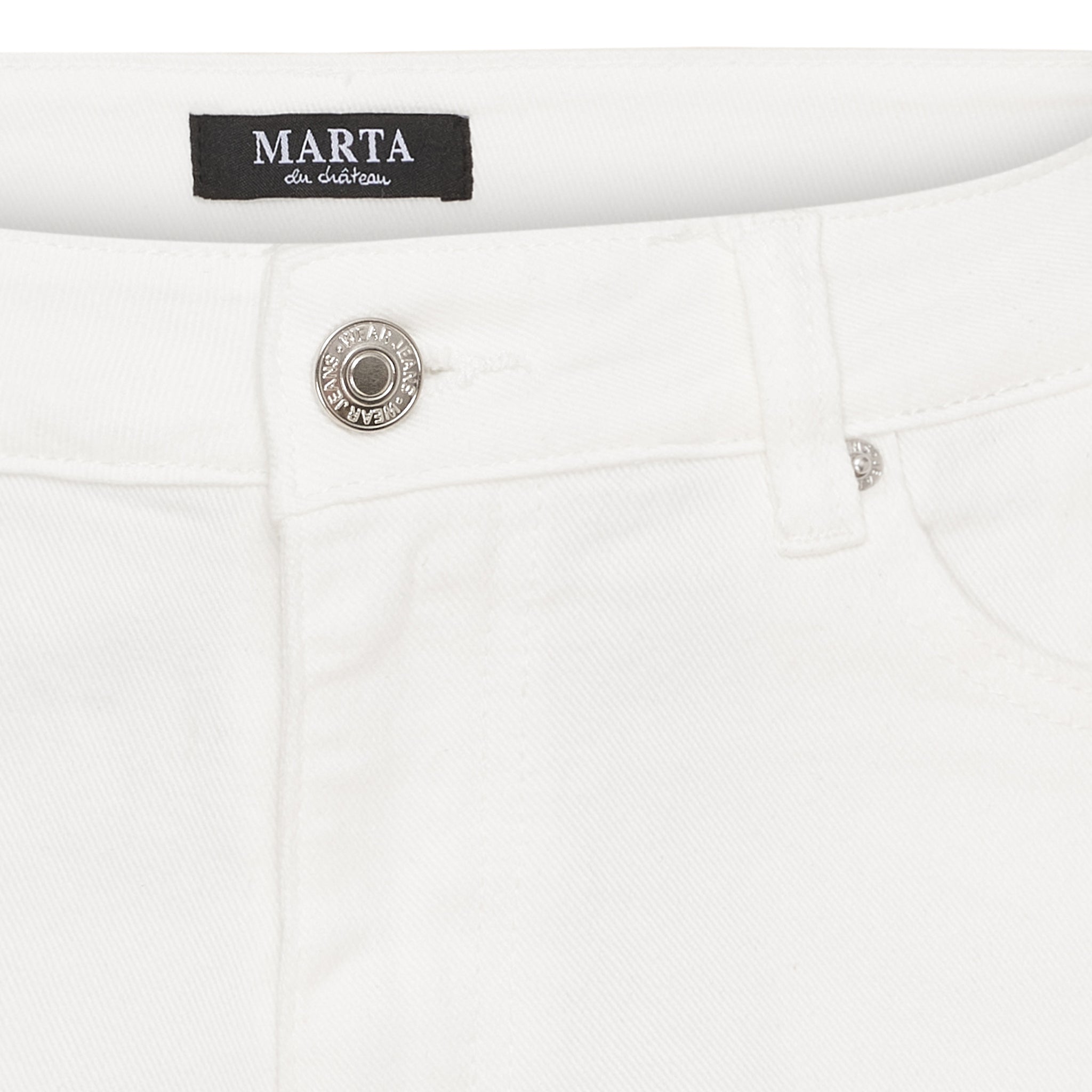 MARTA du château Shorts - MdcHeidi Knickers i Hvid Denim