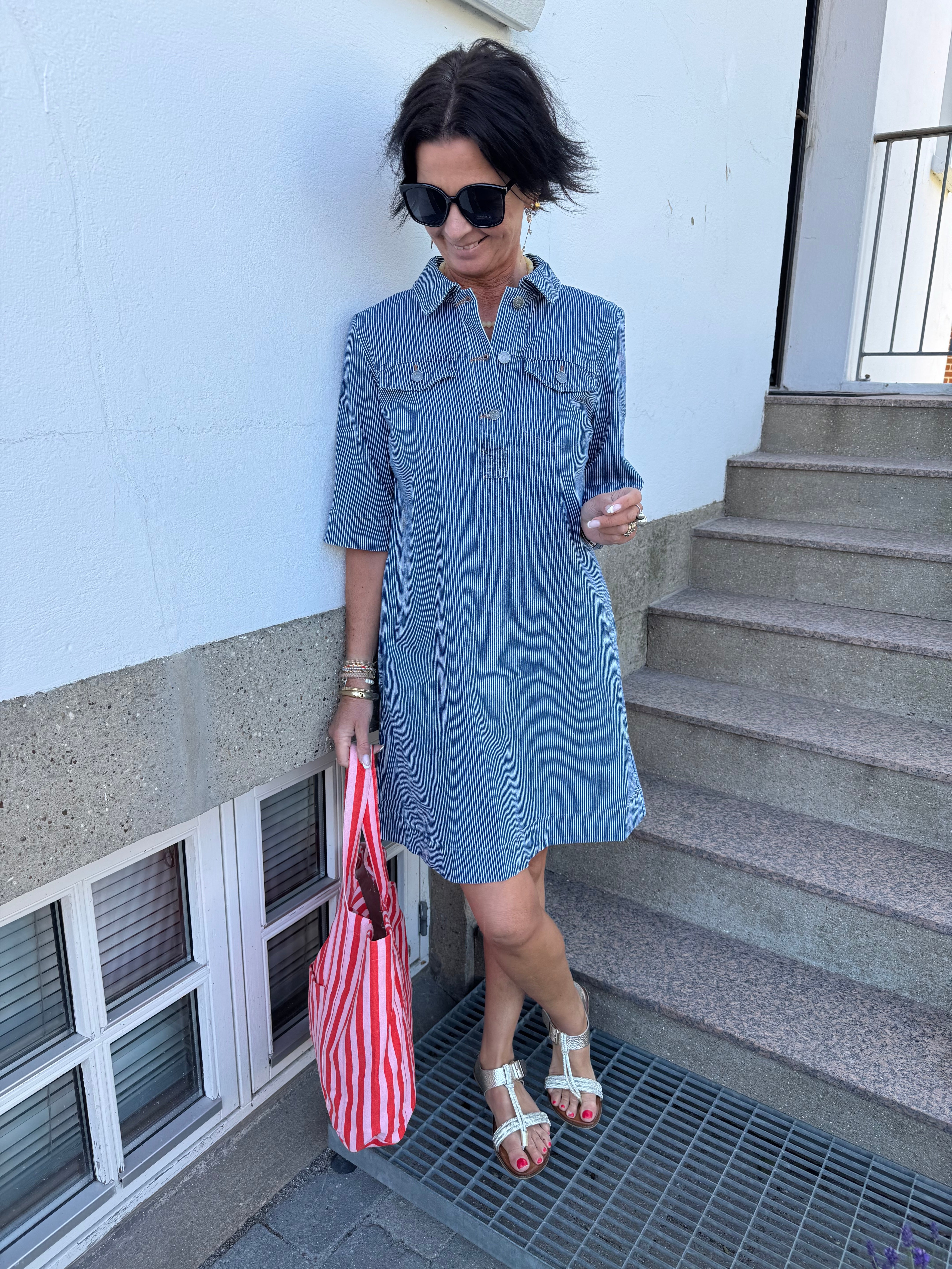 Nümph Kjole - NuErina Kjole i Medium Blue Denim