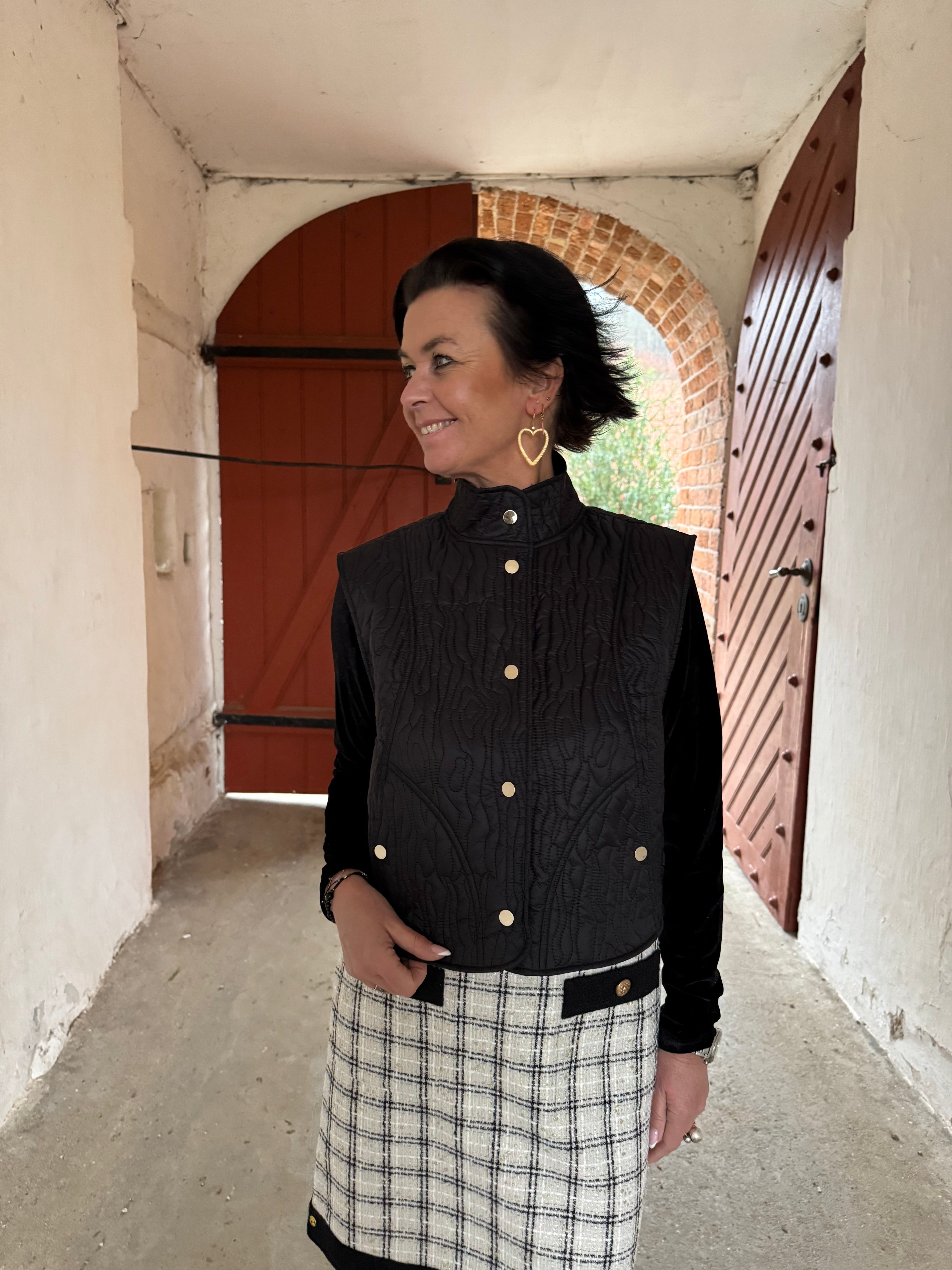 PBO Vest - Puffy Timber Vest i Sort
