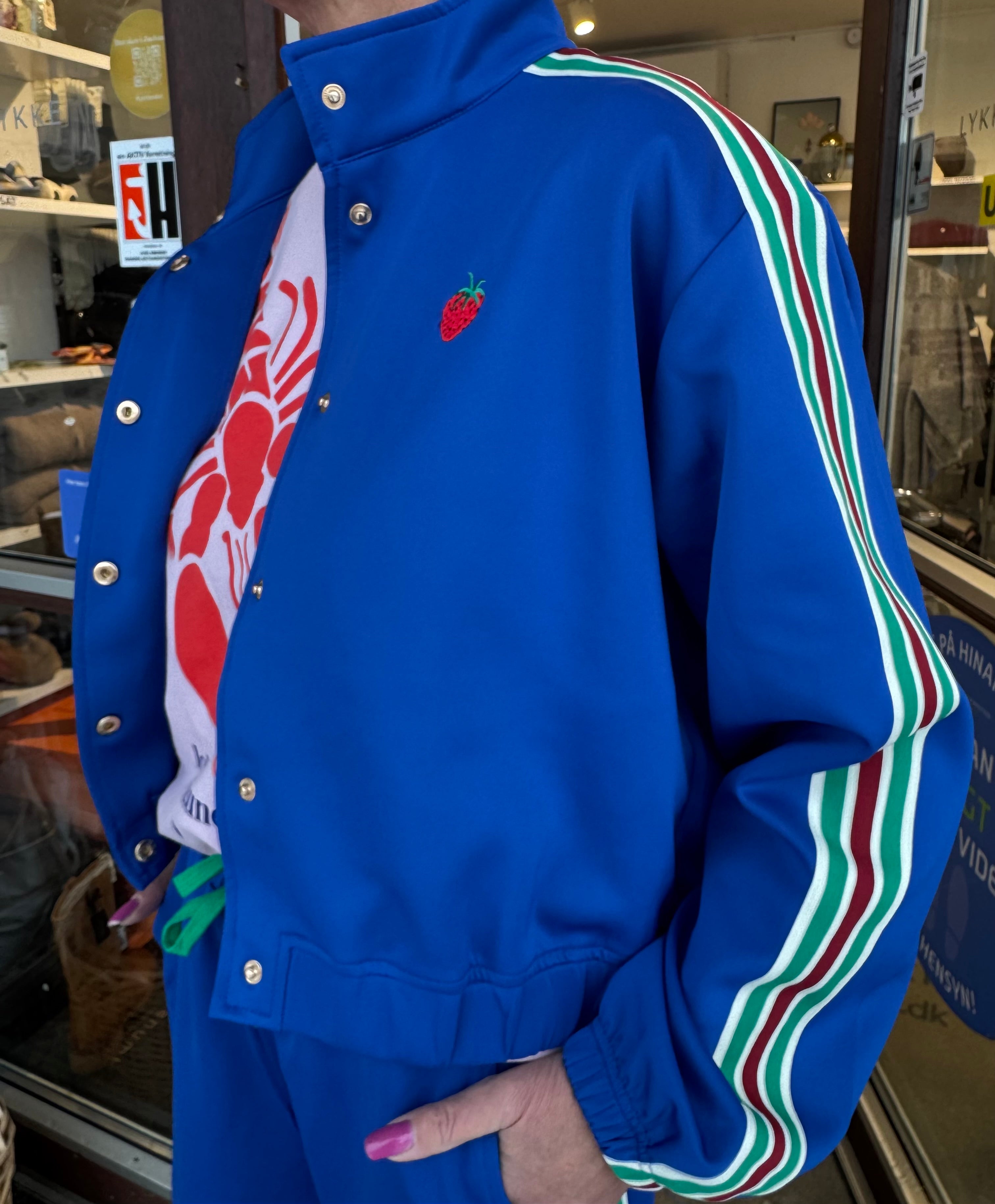 Lollys Laundry Jakke - BrooklynnLL Kort Jakke i Blå