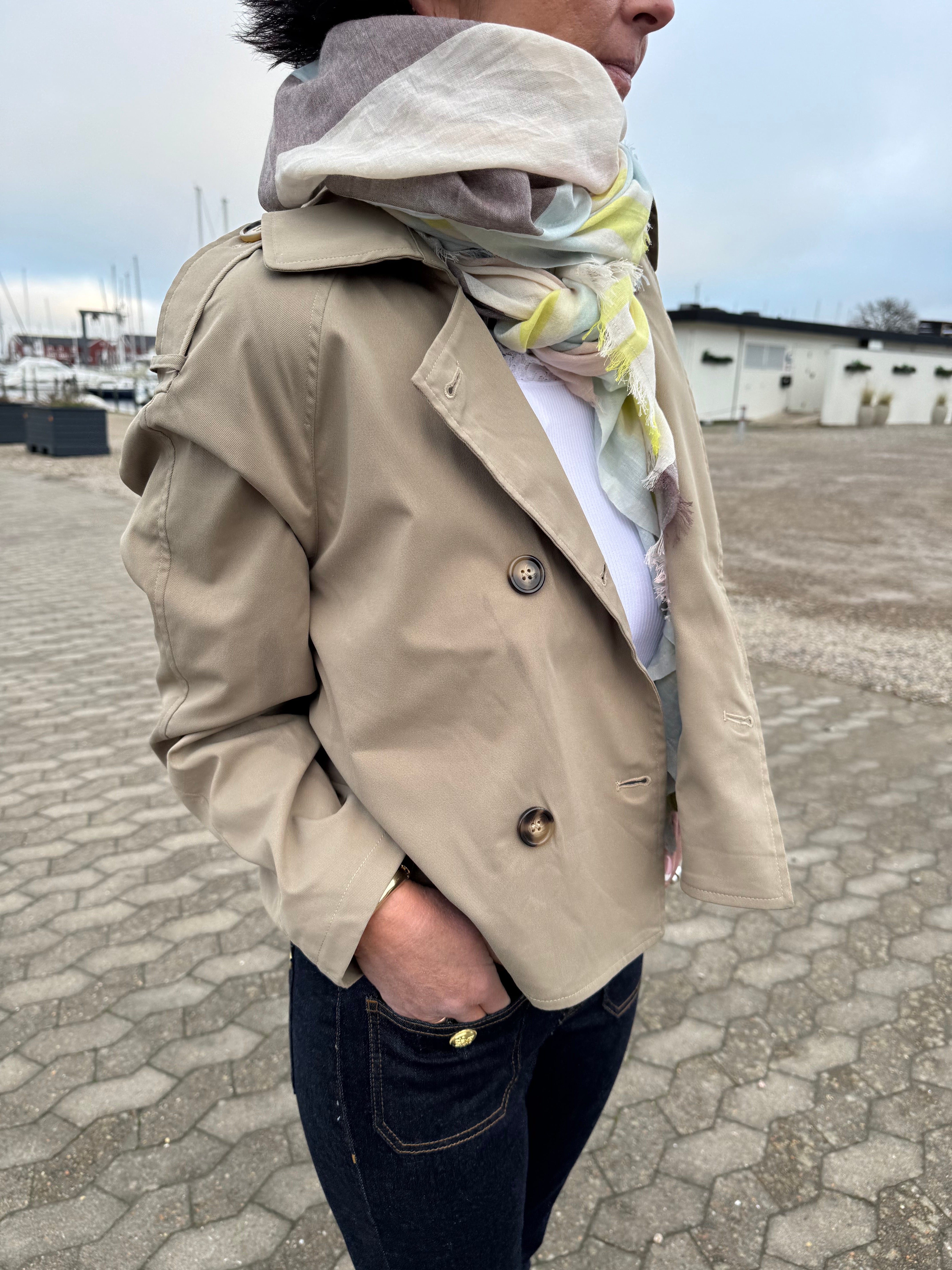 Coster Copenhagen Jakke - CC Heart Alicia Kort Trenchcoat
