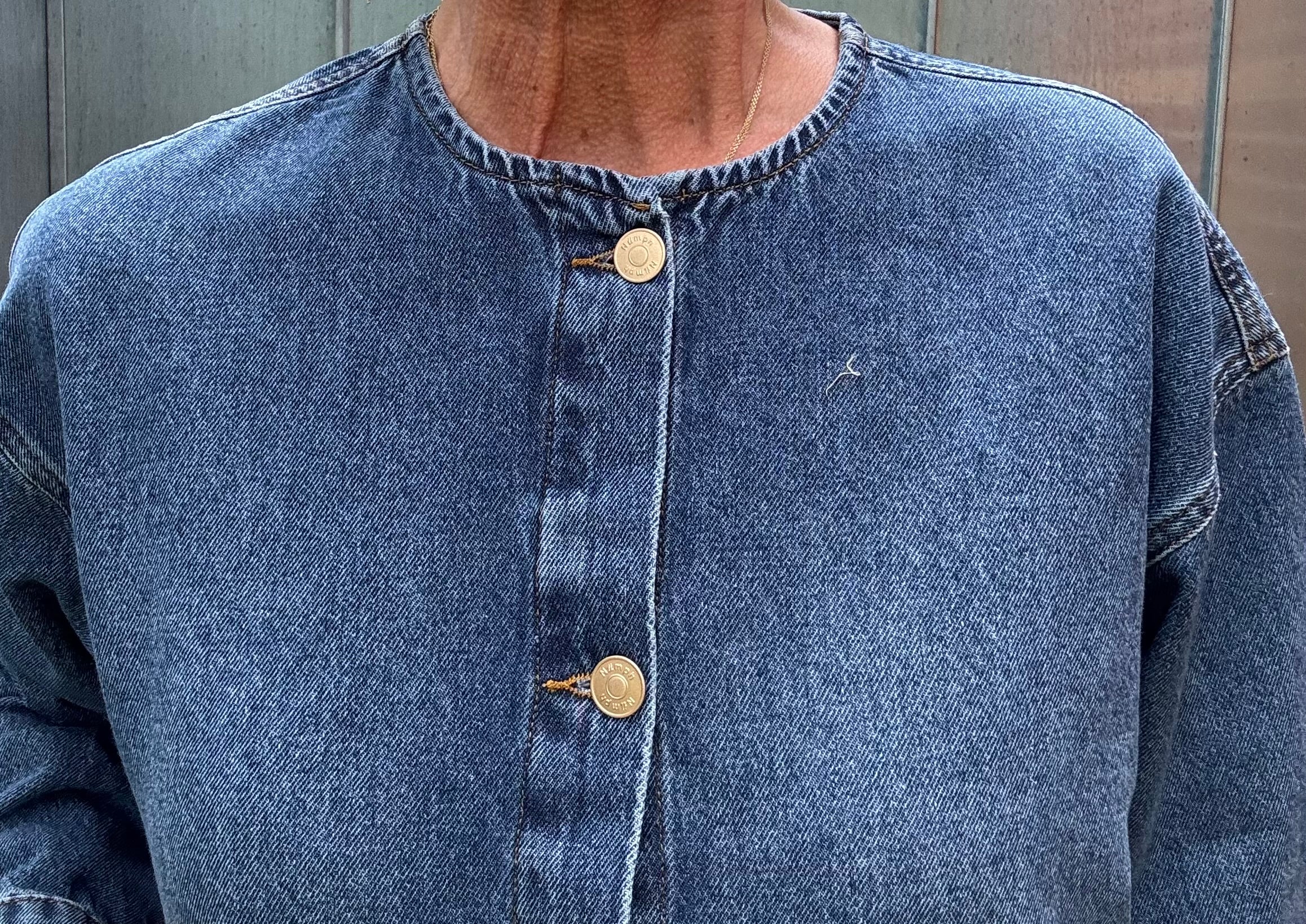 Nümph Jakke - NuCuba Denim Jakke i Classic Blue Denim
