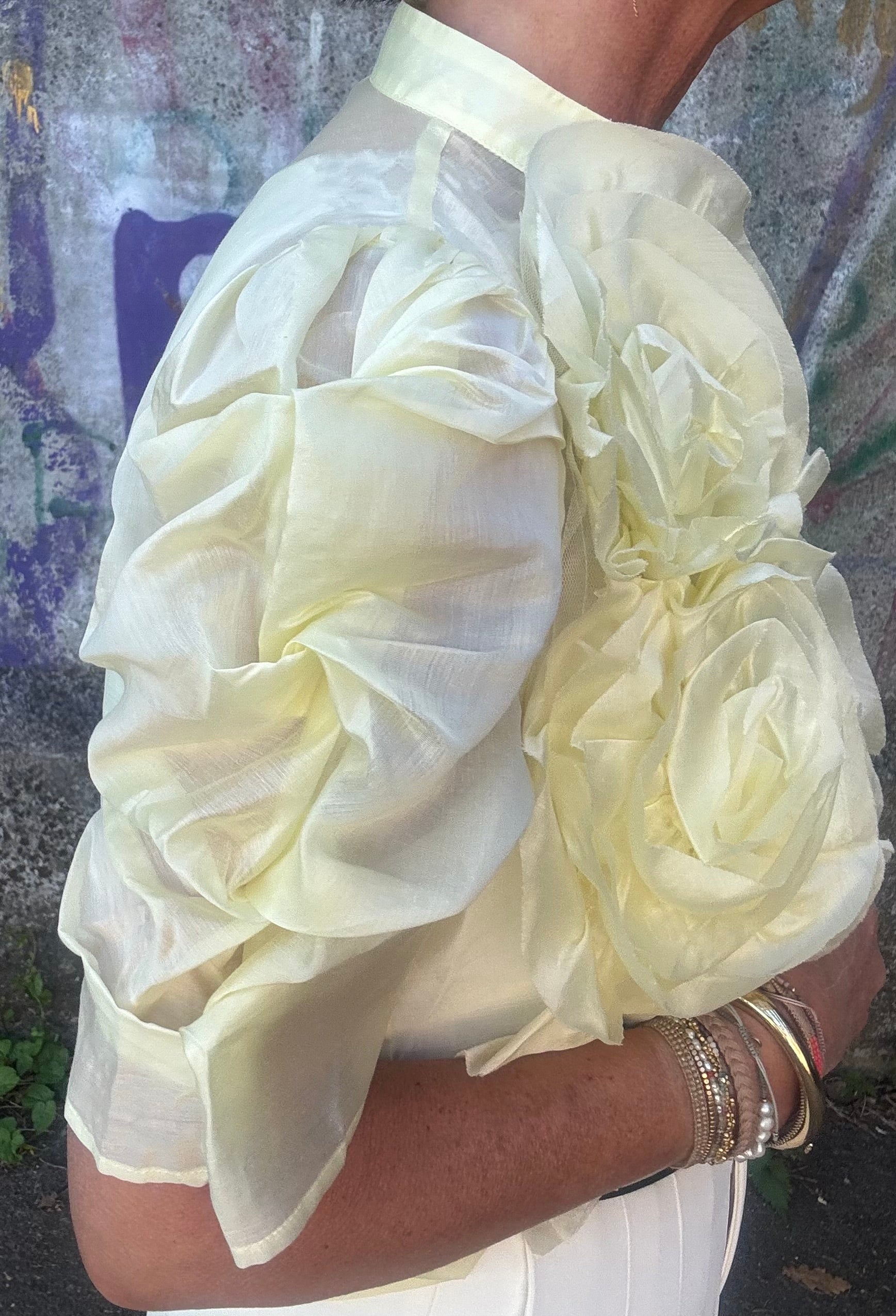 Gossia Bluse - AnnsofiGO Bluse i Dust Yellow