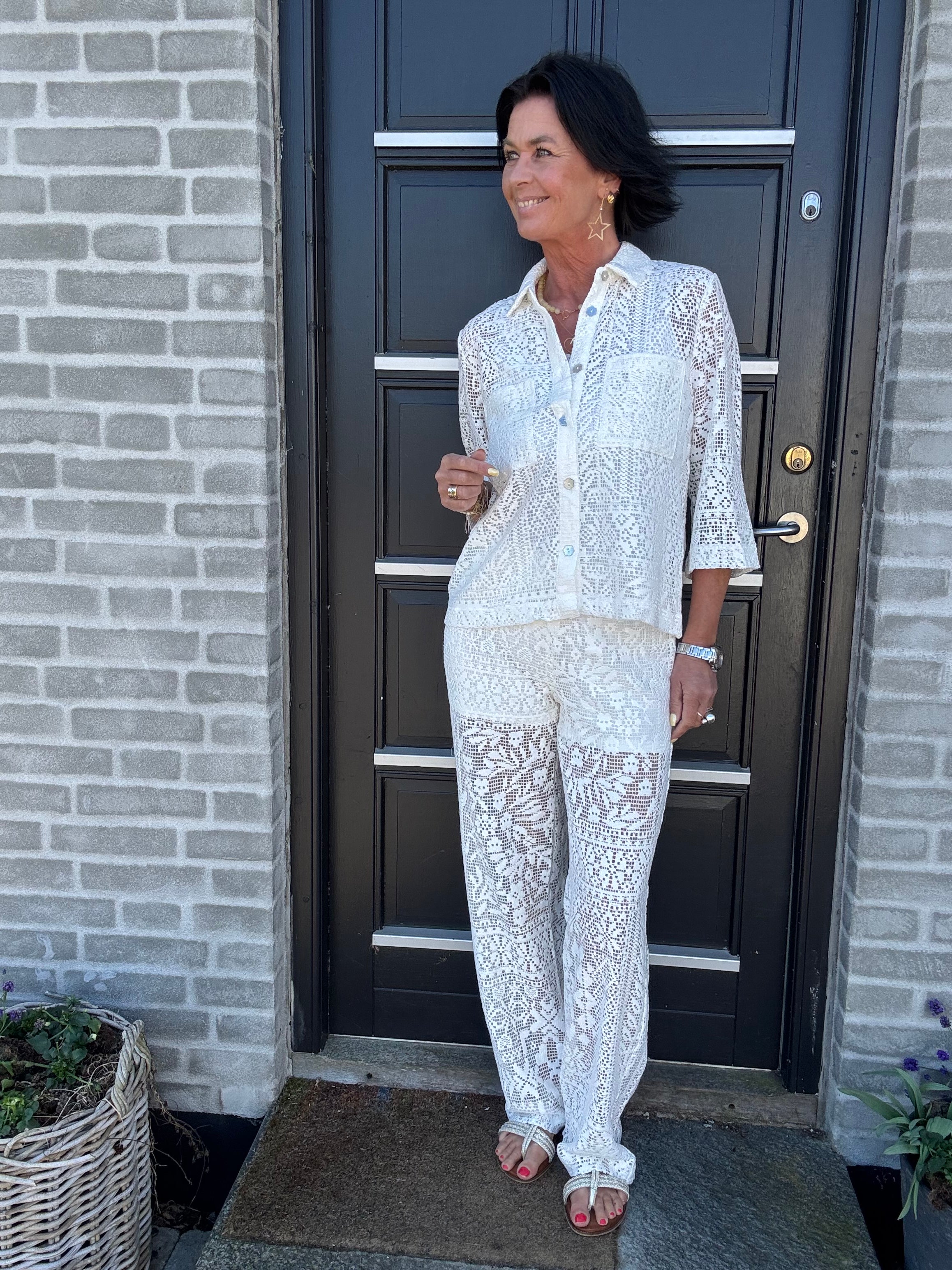 Nümph Bukser - NuWicki Bukser i Cloud Dancer