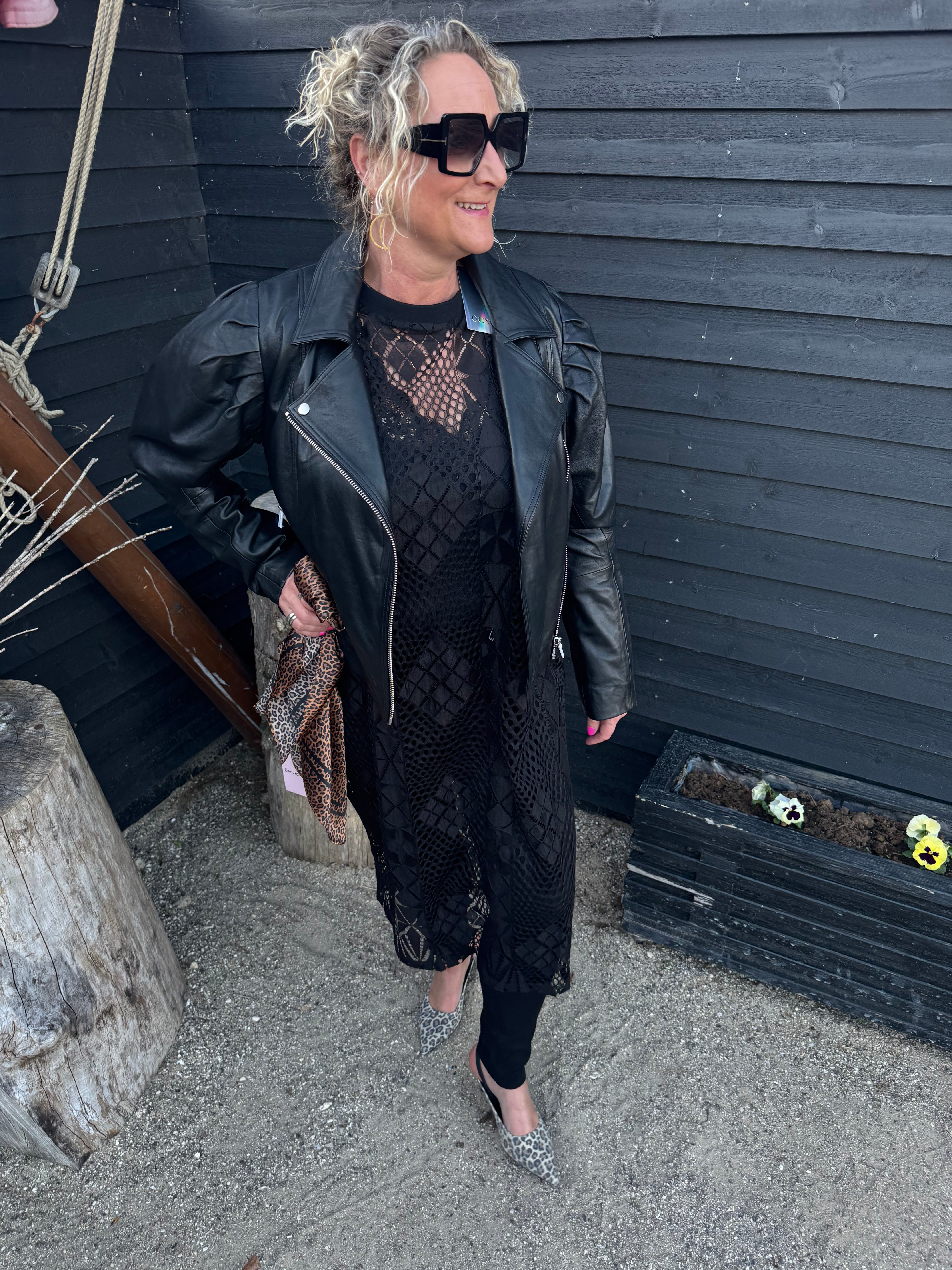 Gossia Kjole - CosimaGO Tee Kjole i Sort