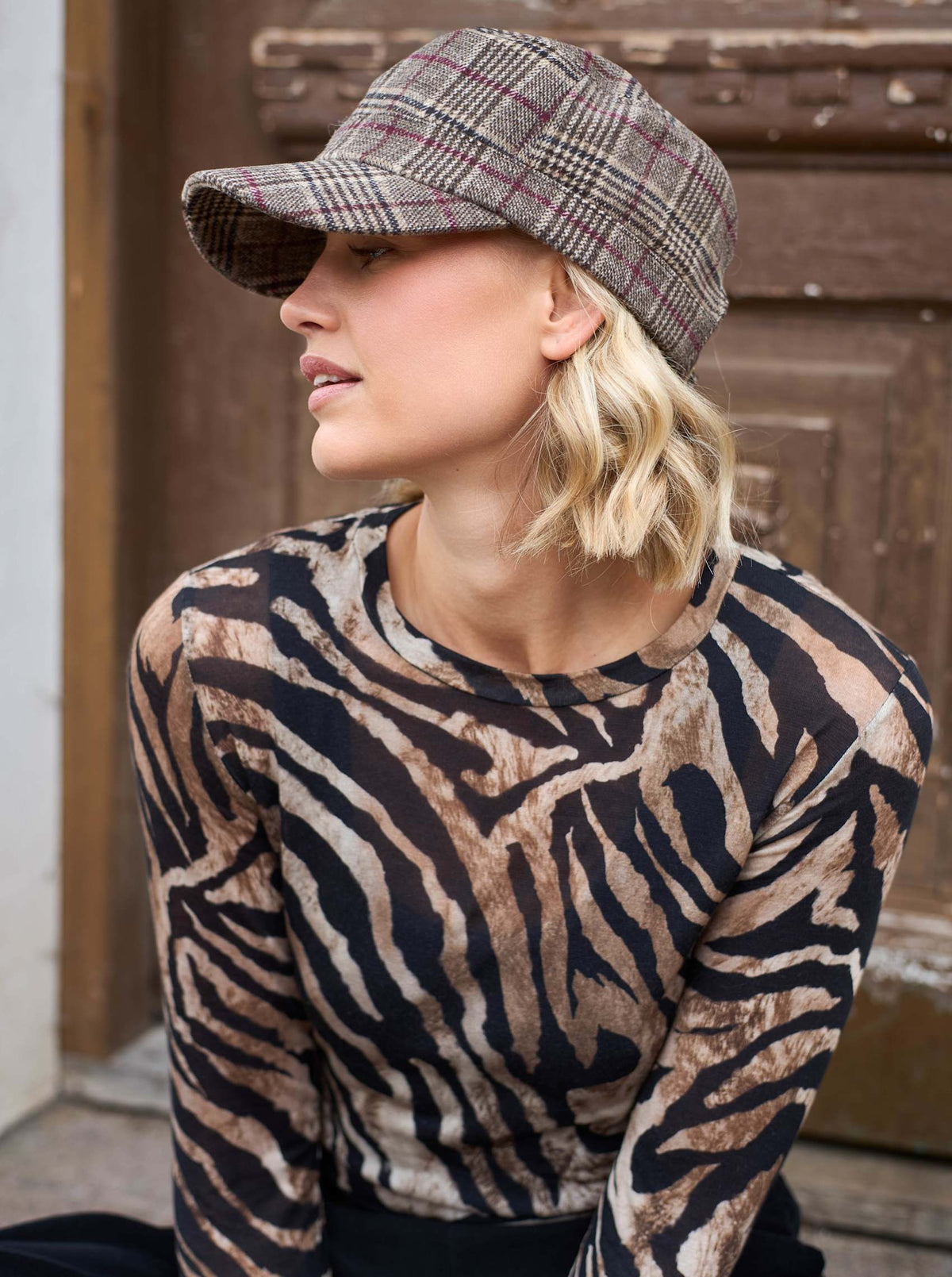 Black Colour Hat - Bcglenna Uld Hat i Wine Tern