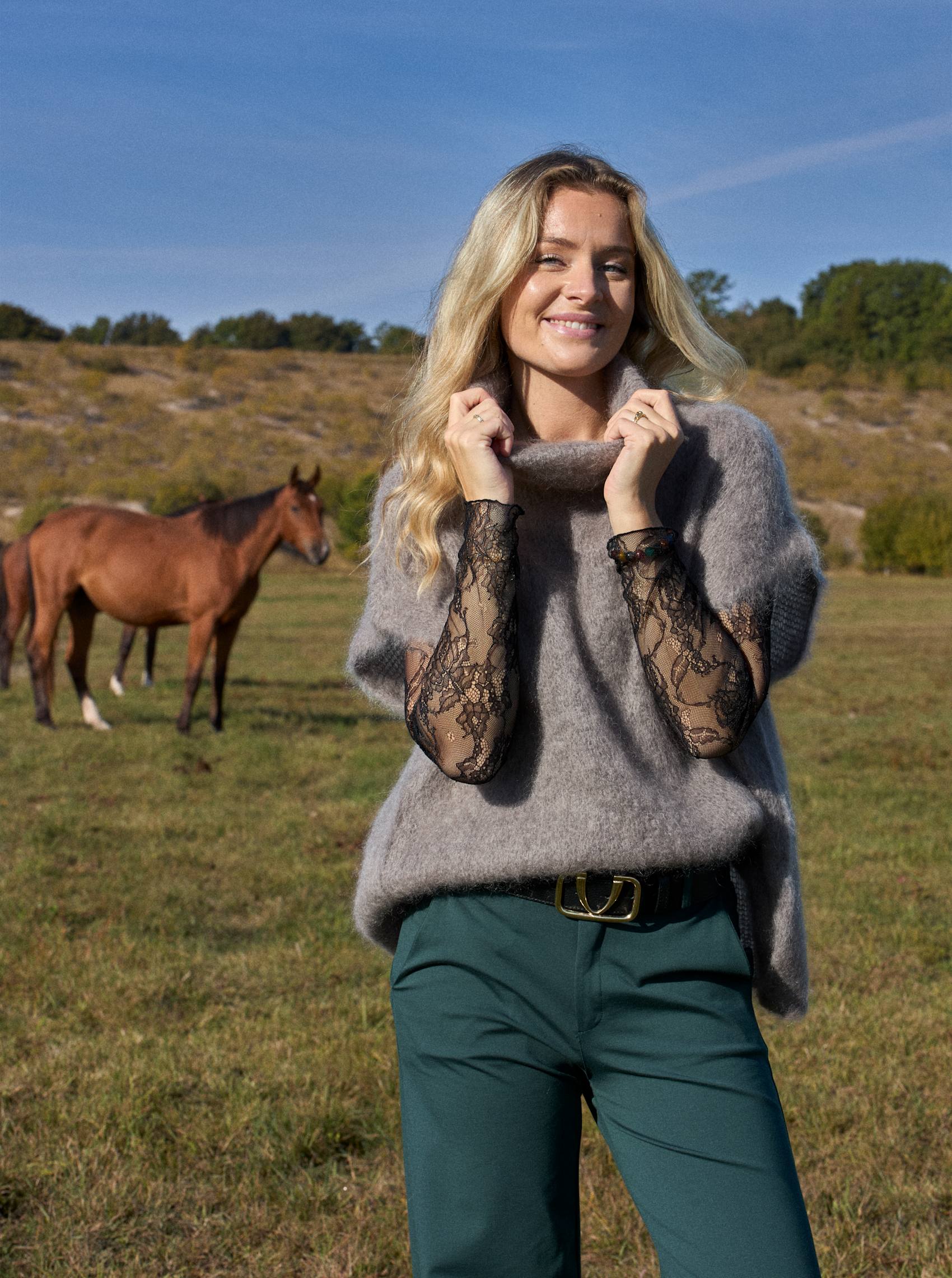 Black Colour Bluse - BcLara Blonde Bluse i Sort