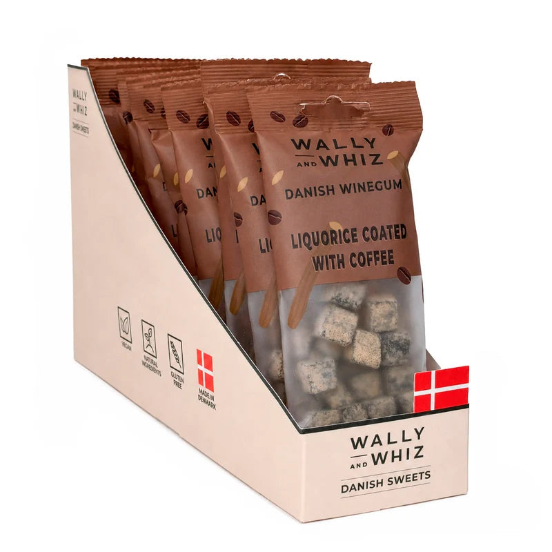 Wally And Whiz Vingummi - Nordic Winegums Pose Lakrids Med Kaffe