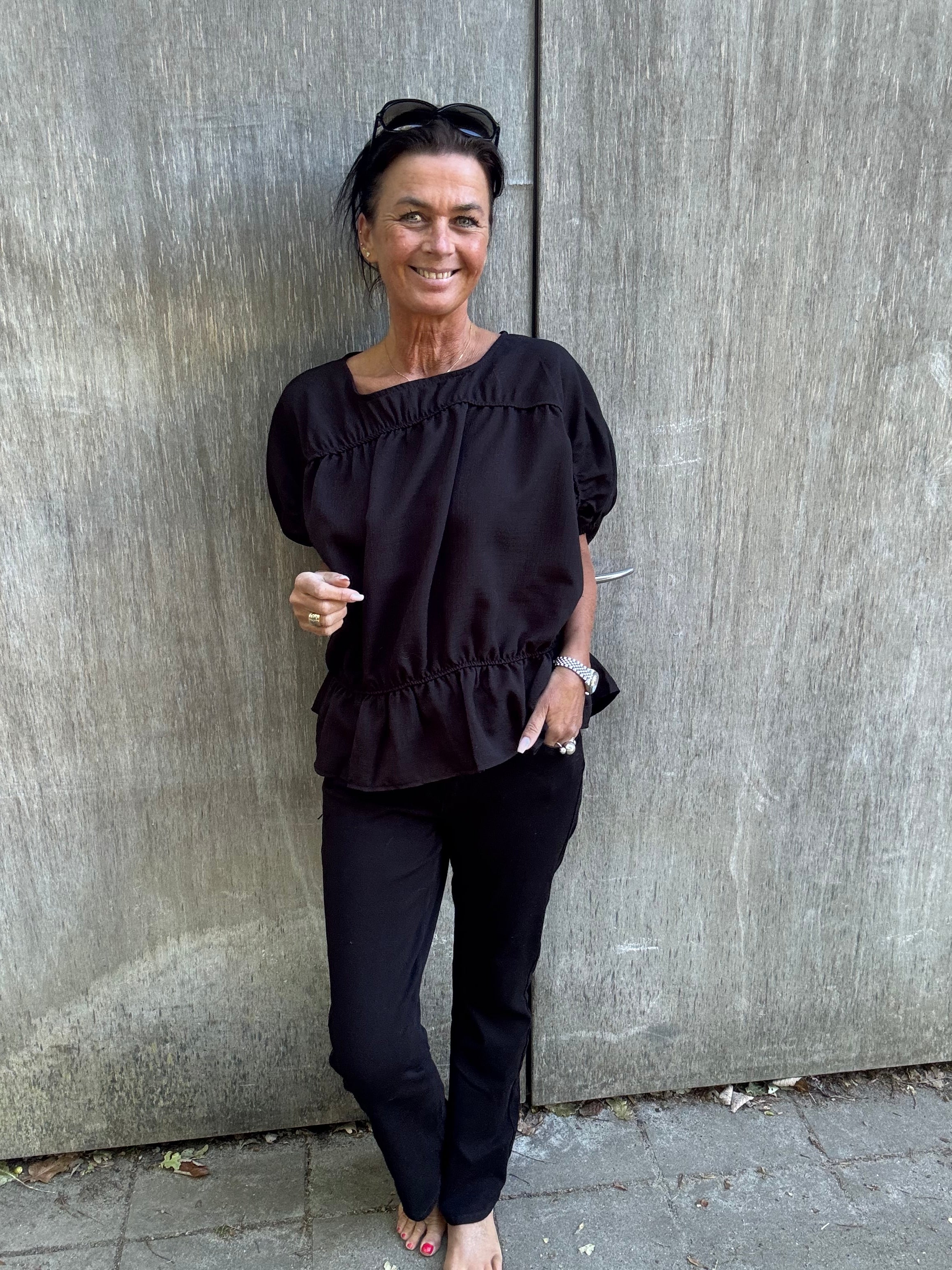 MARTA du château Bluse - MdcSaffron Bluse i Nero Sort