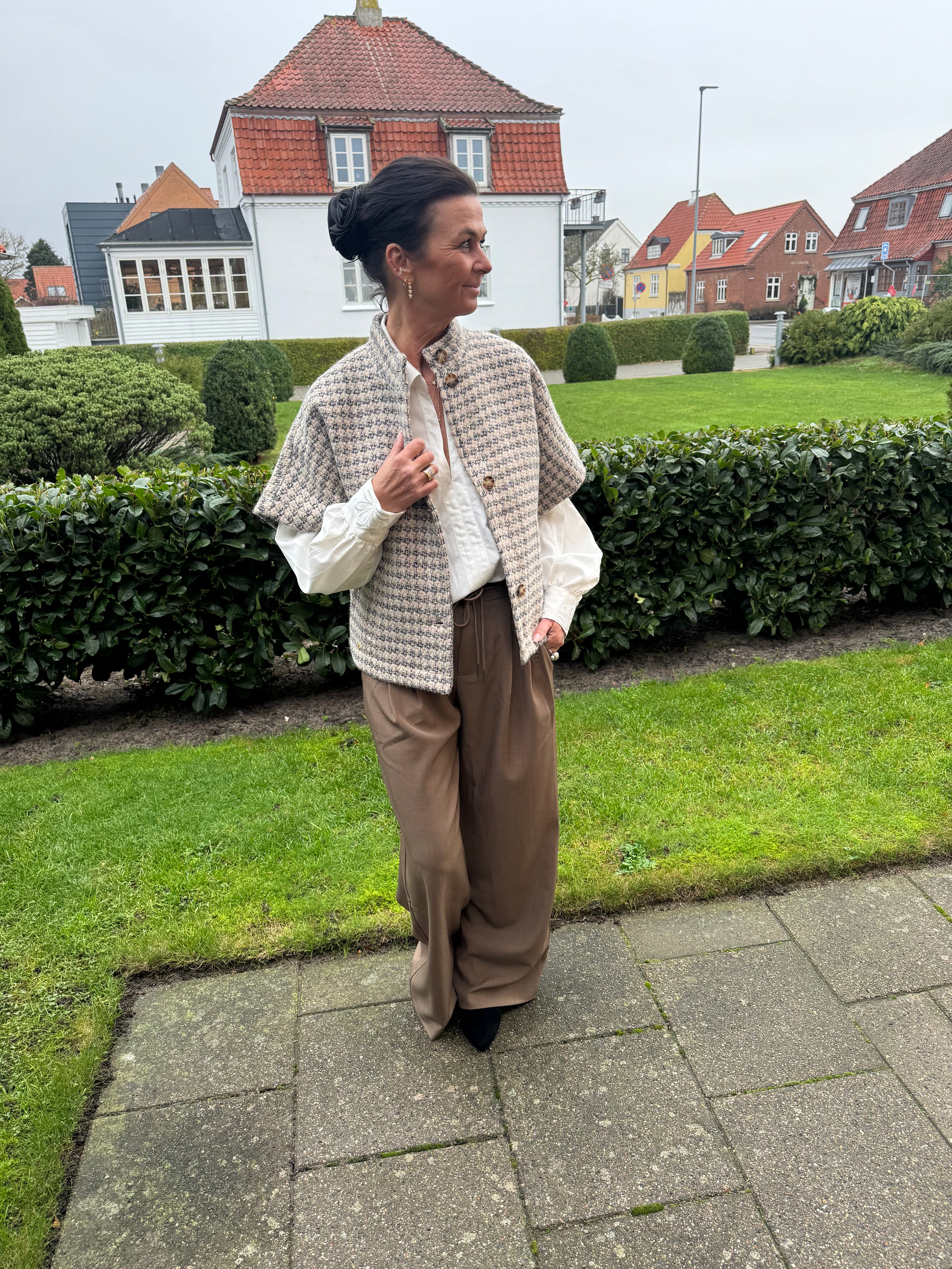 Haute L´amitié Bukser - Michelle Tailor Tie Bukser i Walnut