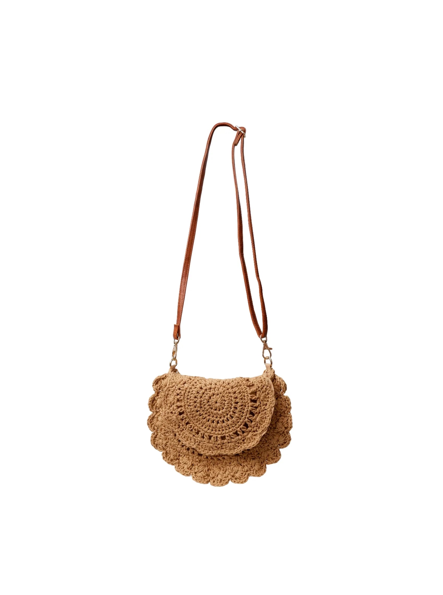 Black Colour Taske - BcCrochet Mini Taske i Nature