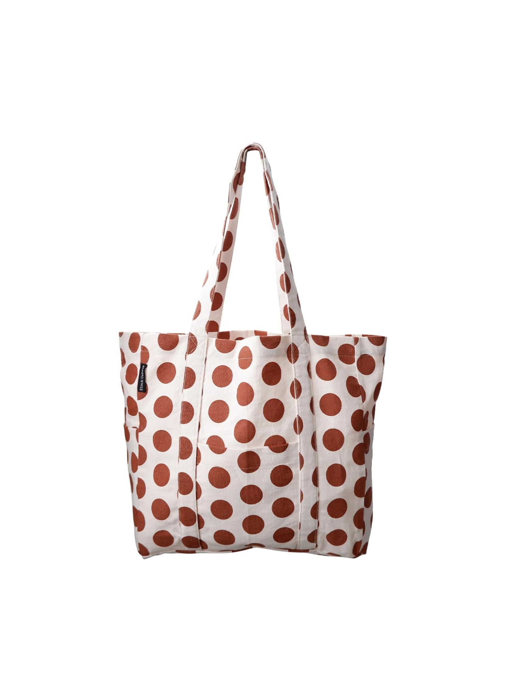 Black Colour Taske - BcNella Canvas Taske i Camel Dots
