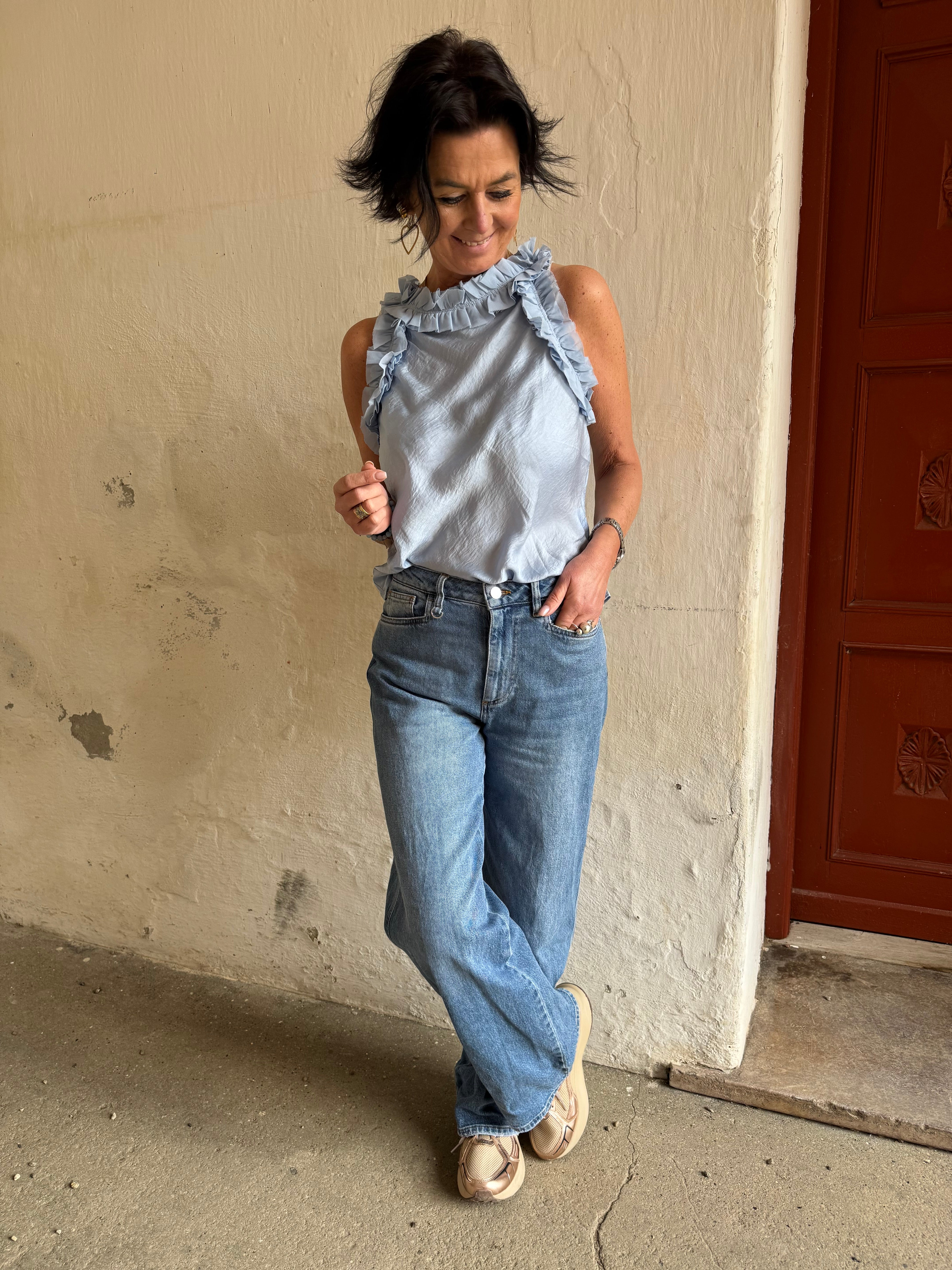 Gossia Top - AnnamieGO Top i Light Blue