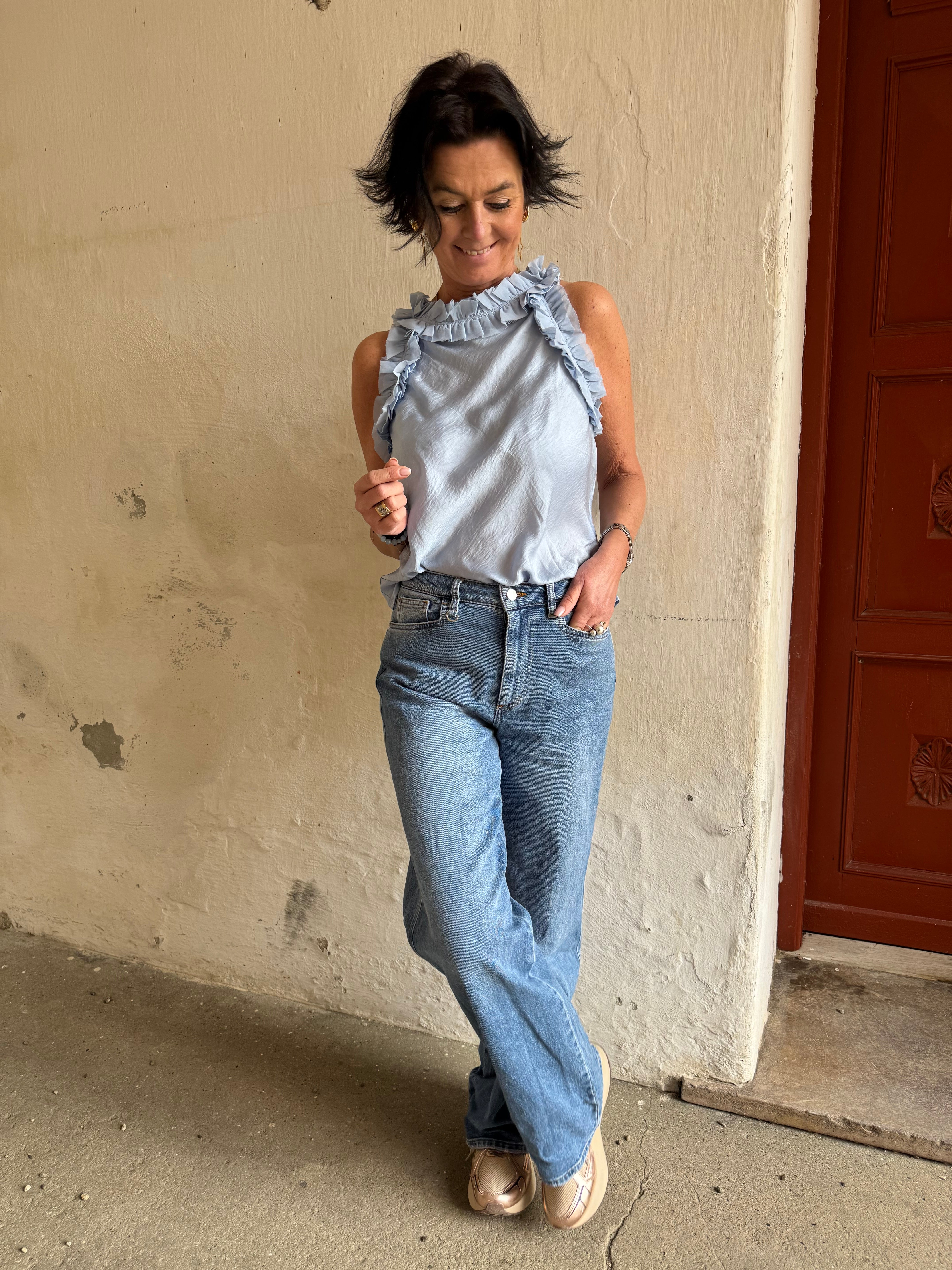 Gossia Top - AnnamieGO Top i Light Blue