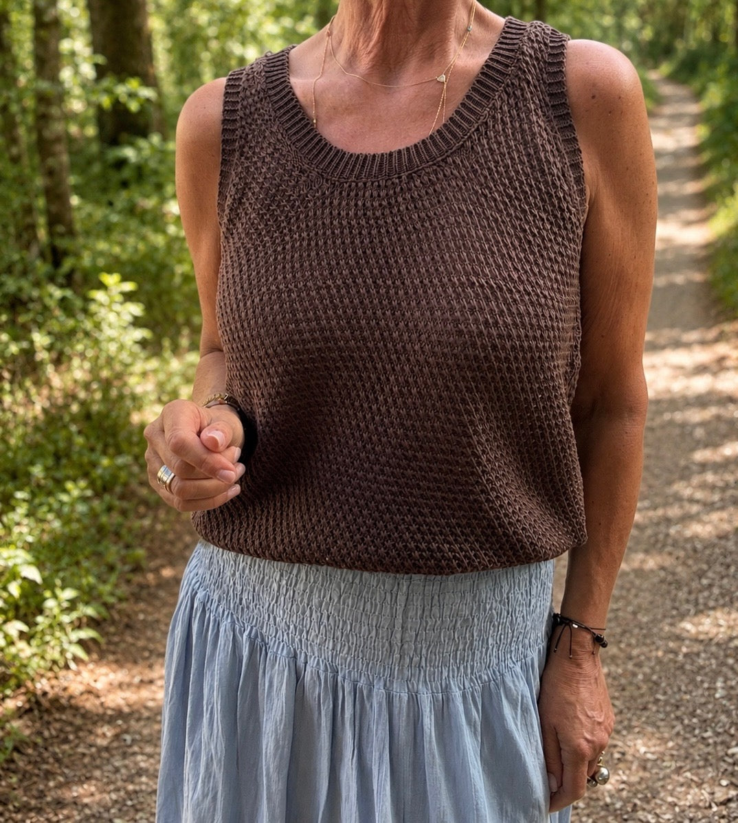 MARTA du château Top - 9689 MdcNayla Strik Top i Caffe