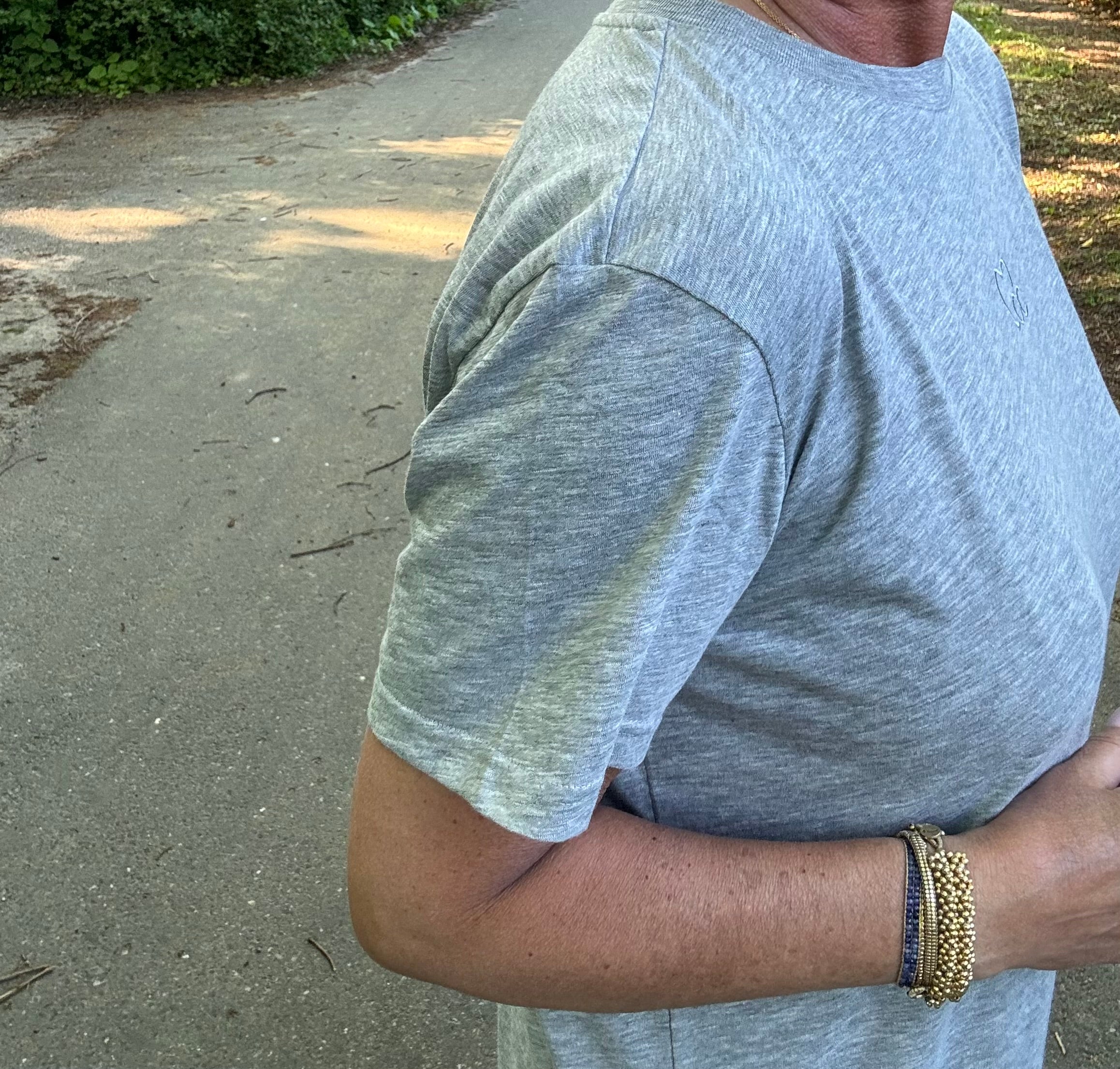 Coster Copenhagen Kjole - CC Heart Logo Tee Kjole i Light Grå