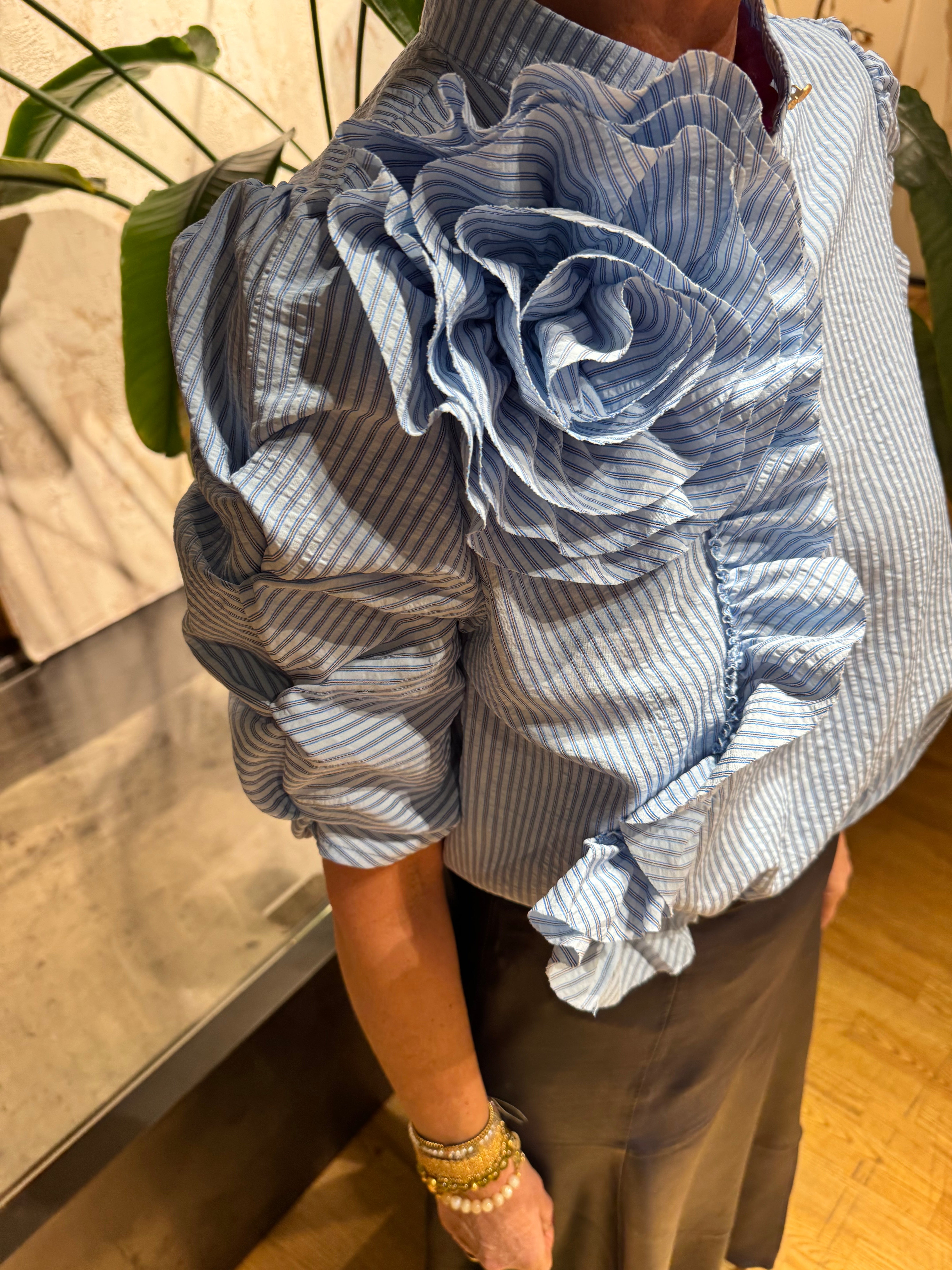 Gossia Bluse - ZabinaGO Ea Bluse i Blue Stripe