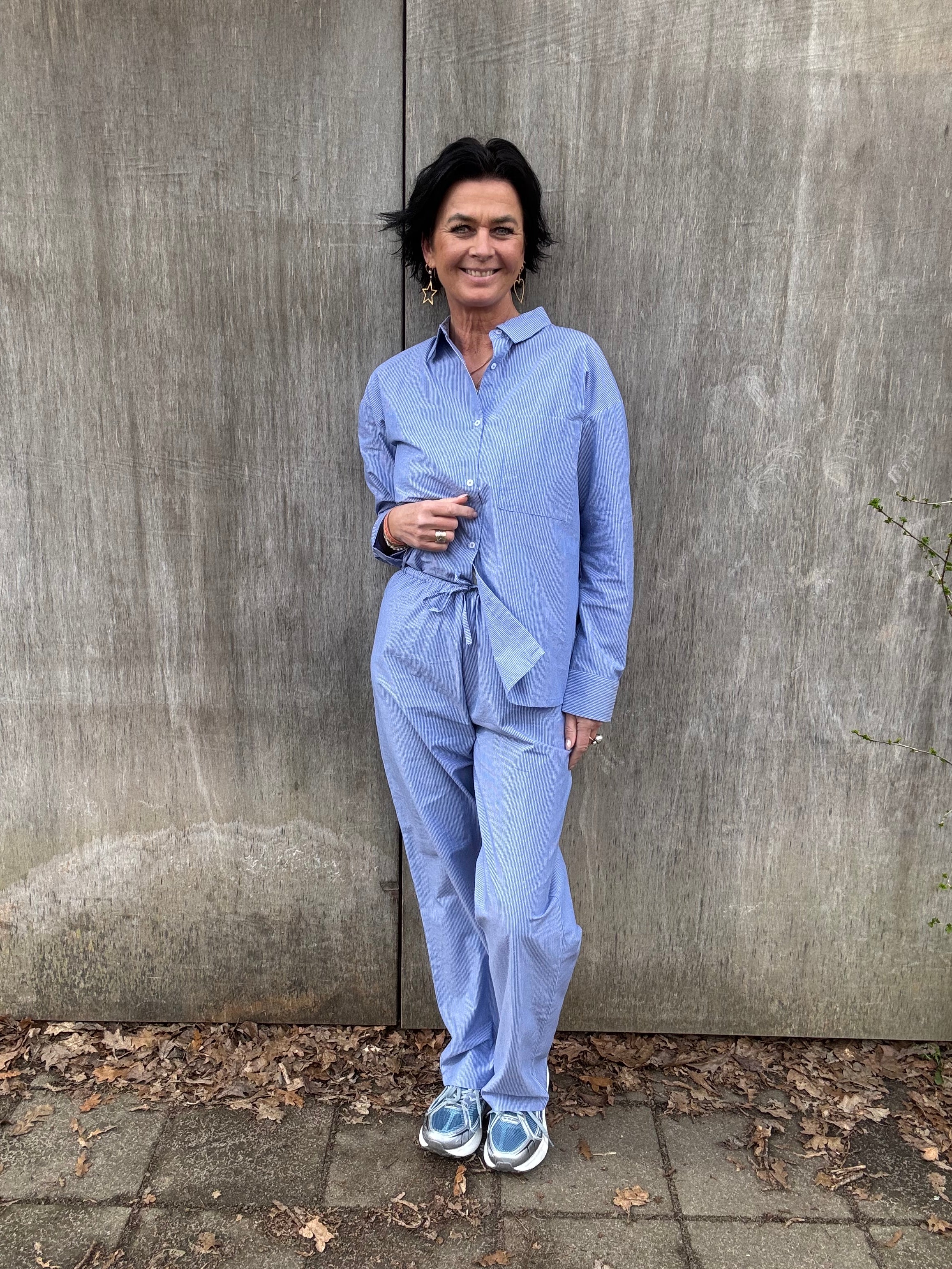 Coster Copenhagen Skjorte - CC Heart Emmie Skjorte i Blue Stripe