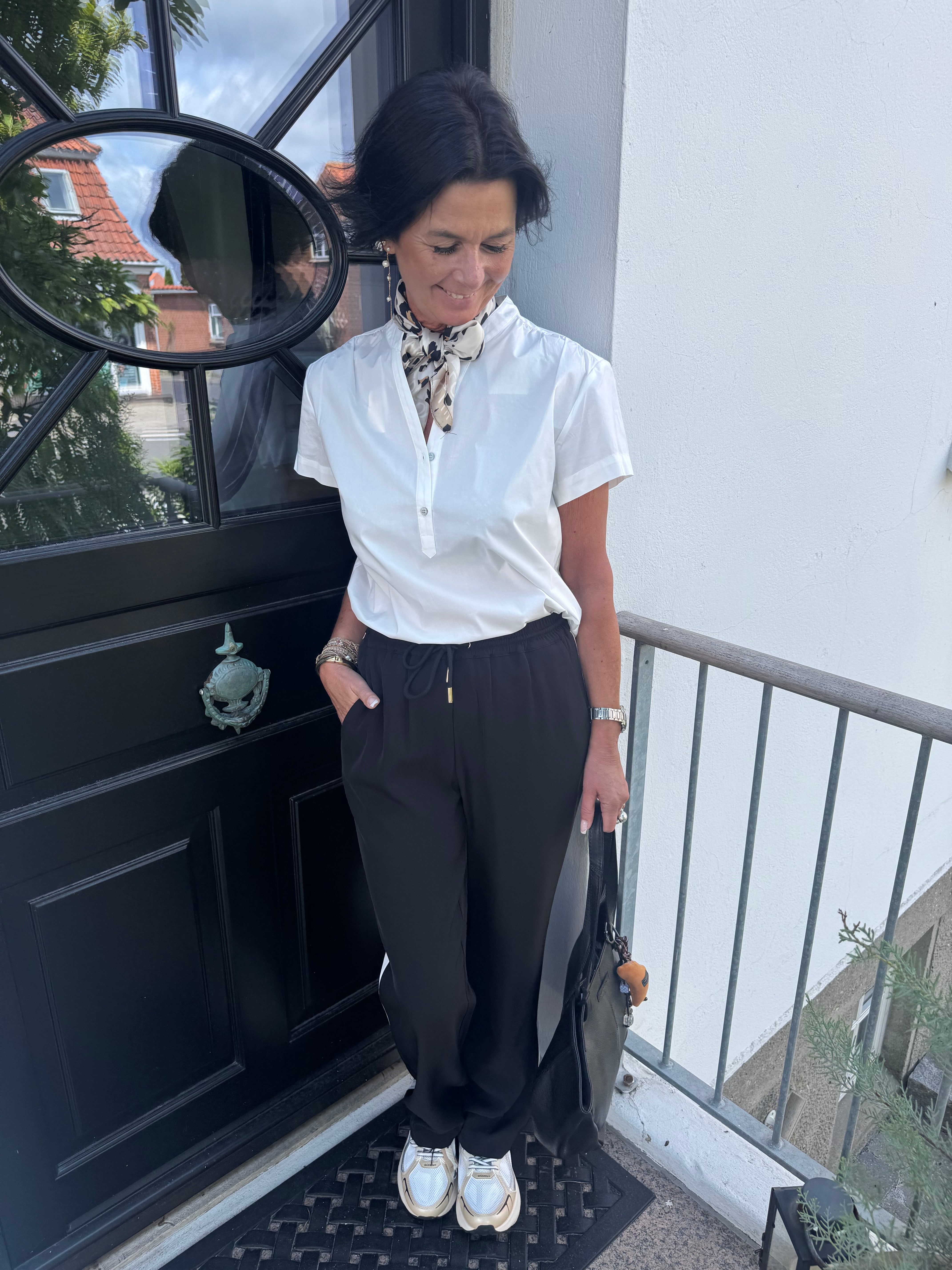 PBO Bluse - PBOKila Bluse i Star White