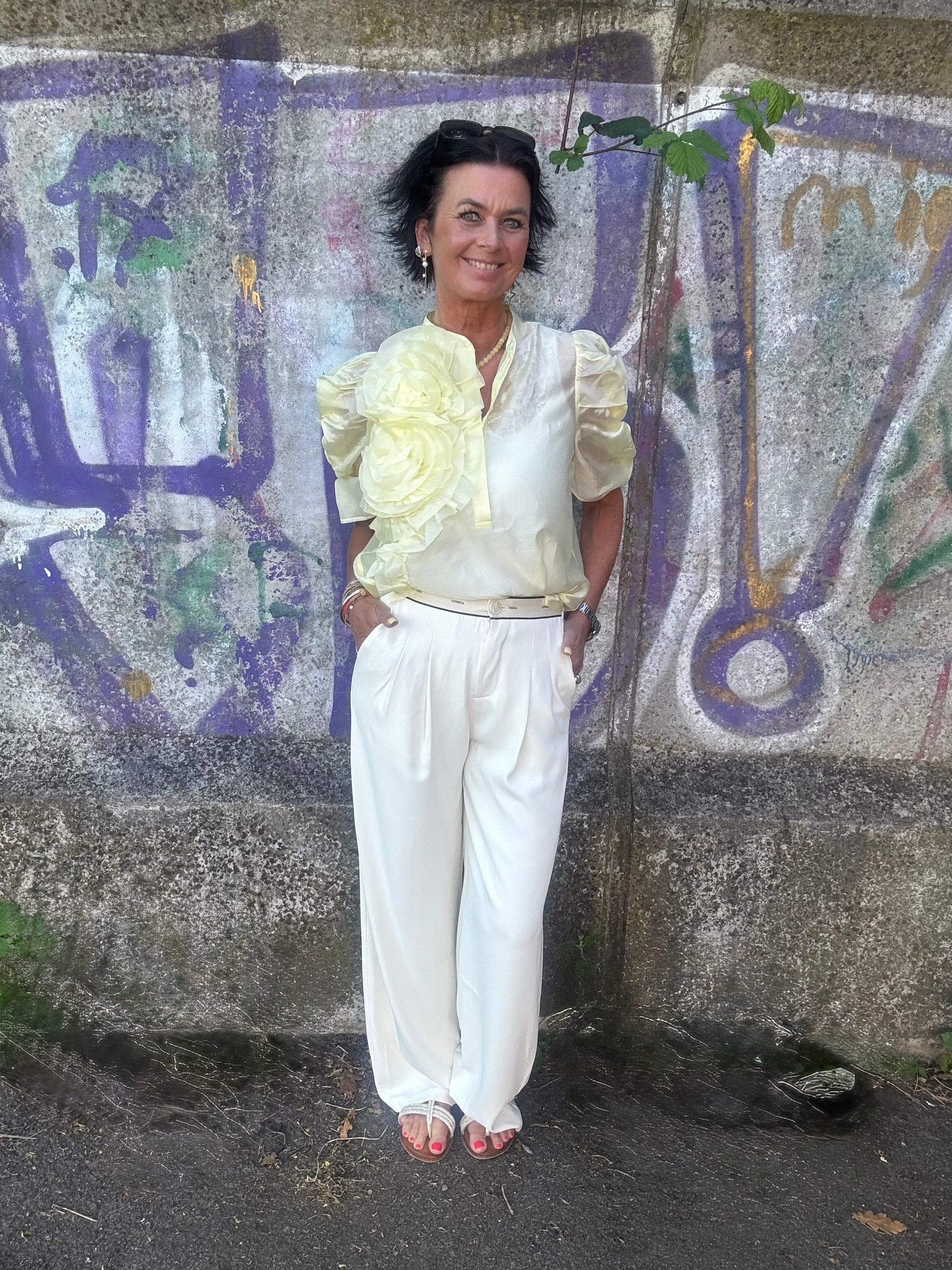 Gossia Bluse - AnnsofiGO Bluse i Dust Yellow