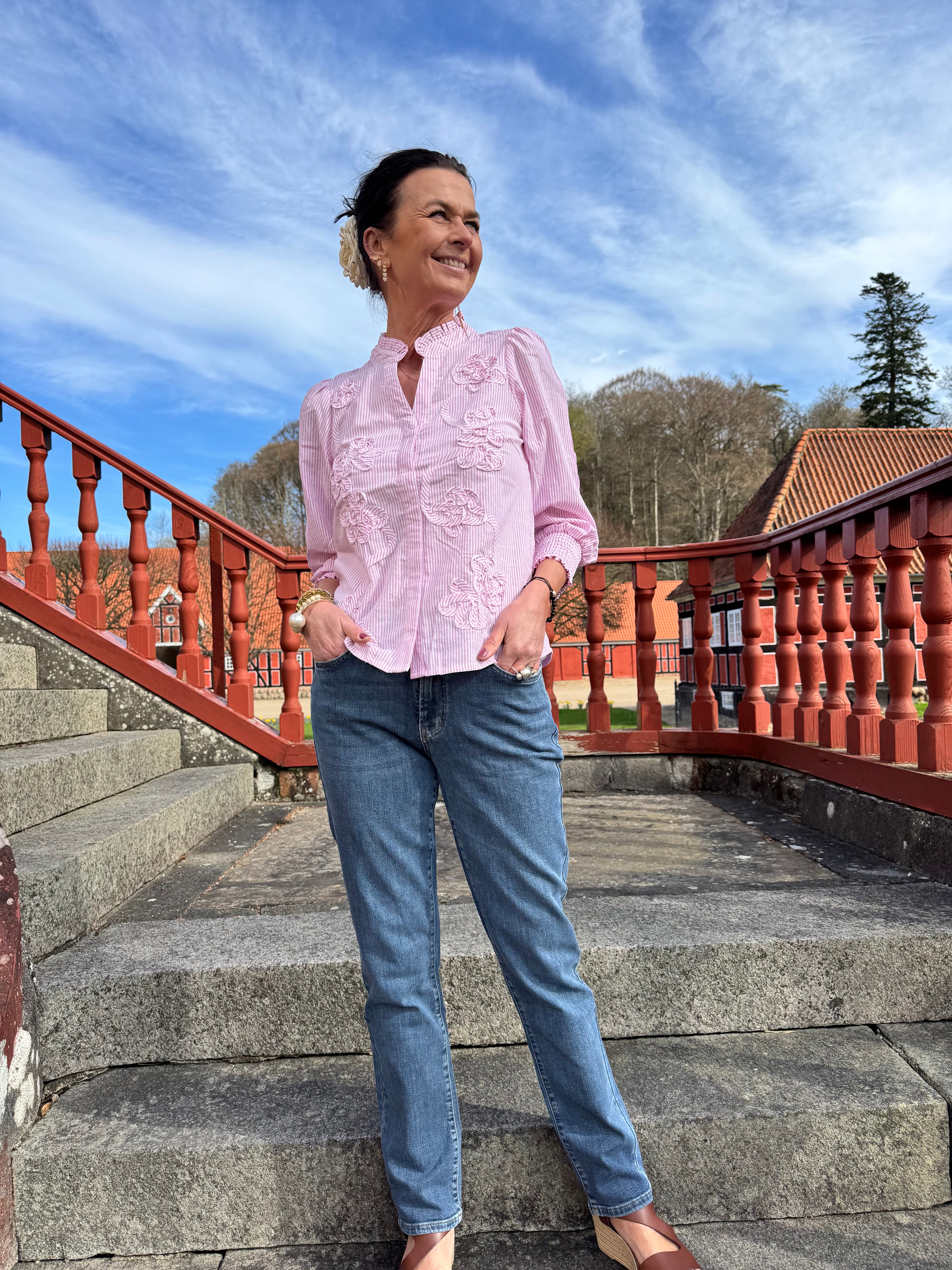 Nümph Skjorte - NuEmelia Skjorte i Prism Pink